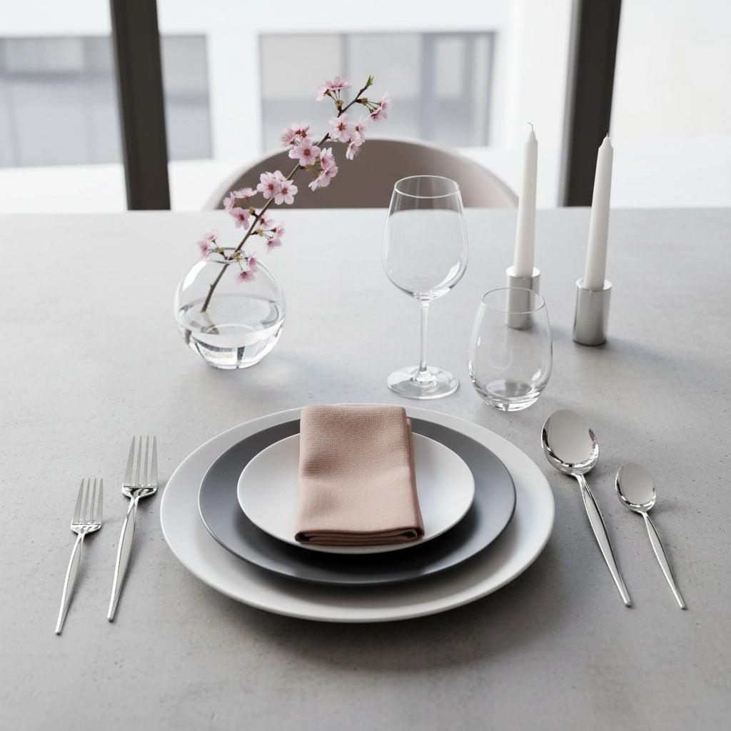 Natura Stainless Steel Piece Place Setting — Casa Bugatti