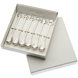 Portafortuna 6 Piece Moka Spoon Set