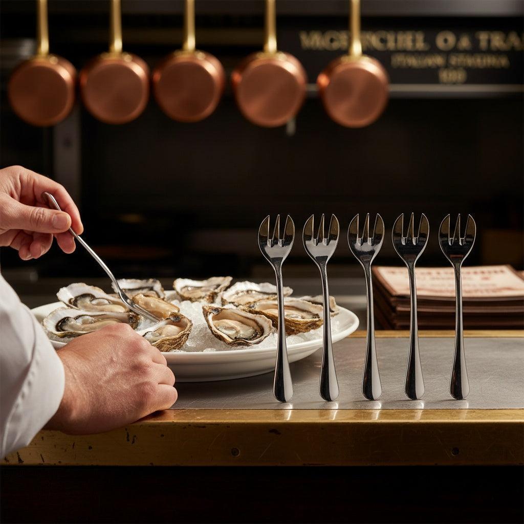 Settimocielo Oyster Forks Set-Casa Bugatti USA