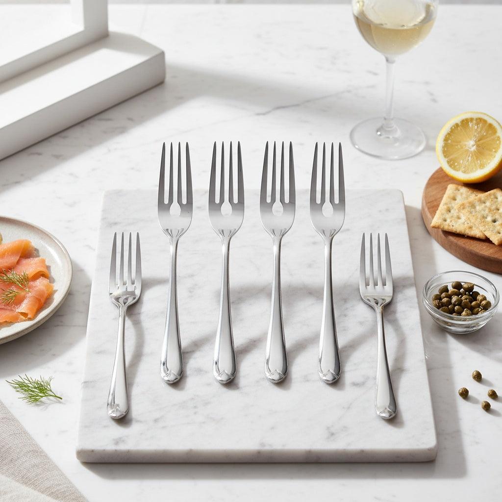 VENEZIA 6 Piece Fish Forks Set