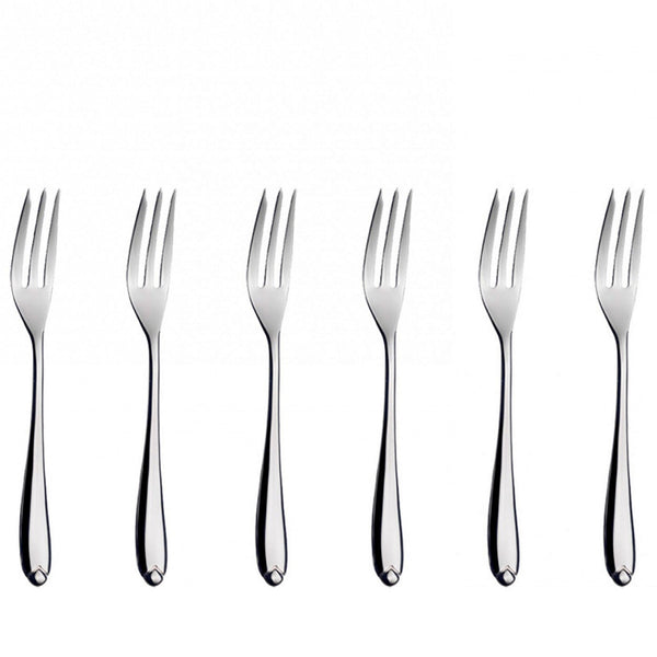 VENEZIA 6 Cake Fork Set in gift box-Casa Bugatti USA