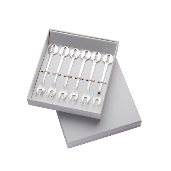 Kiss Cocktail Forks Set-Casa Bugatti USA