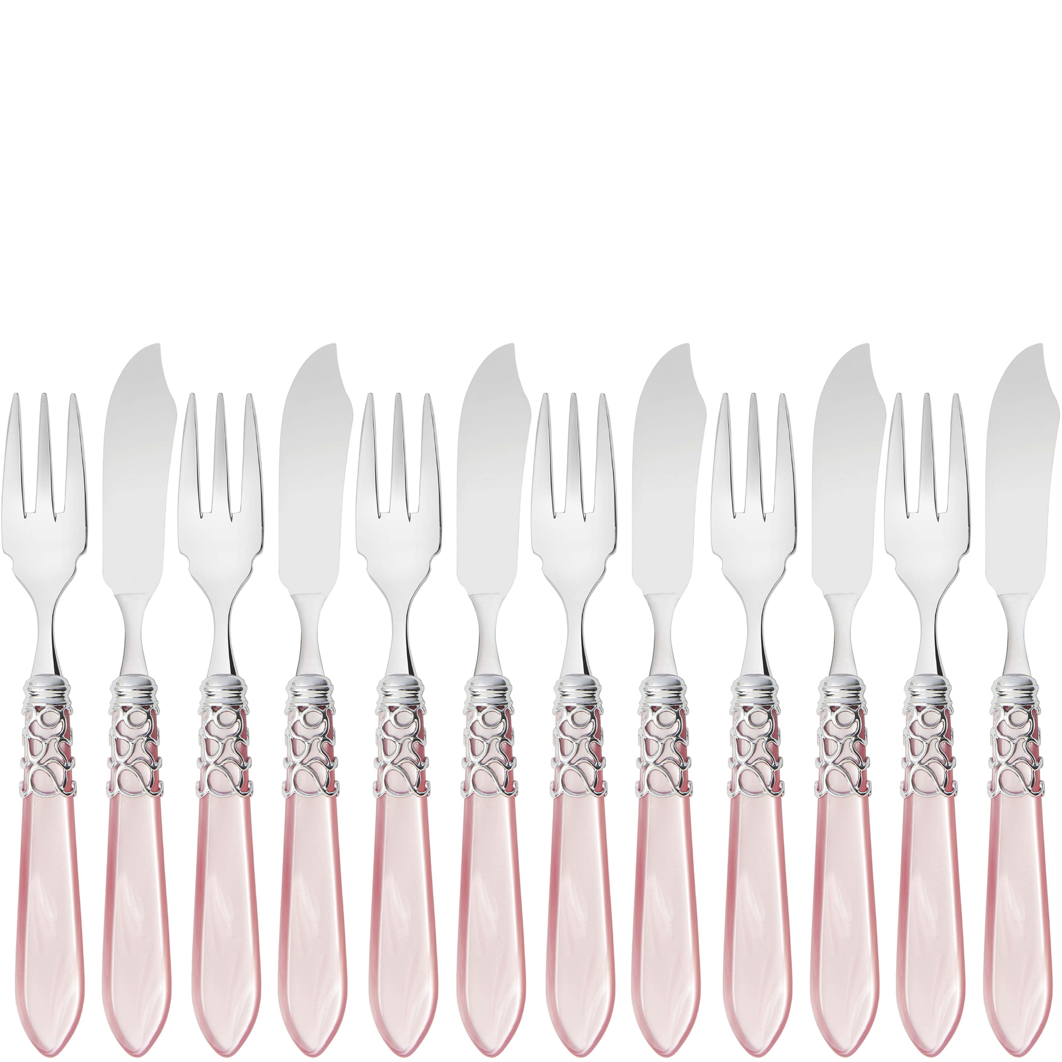 Melodia Brilliant 12 Piece Fish Set - pk