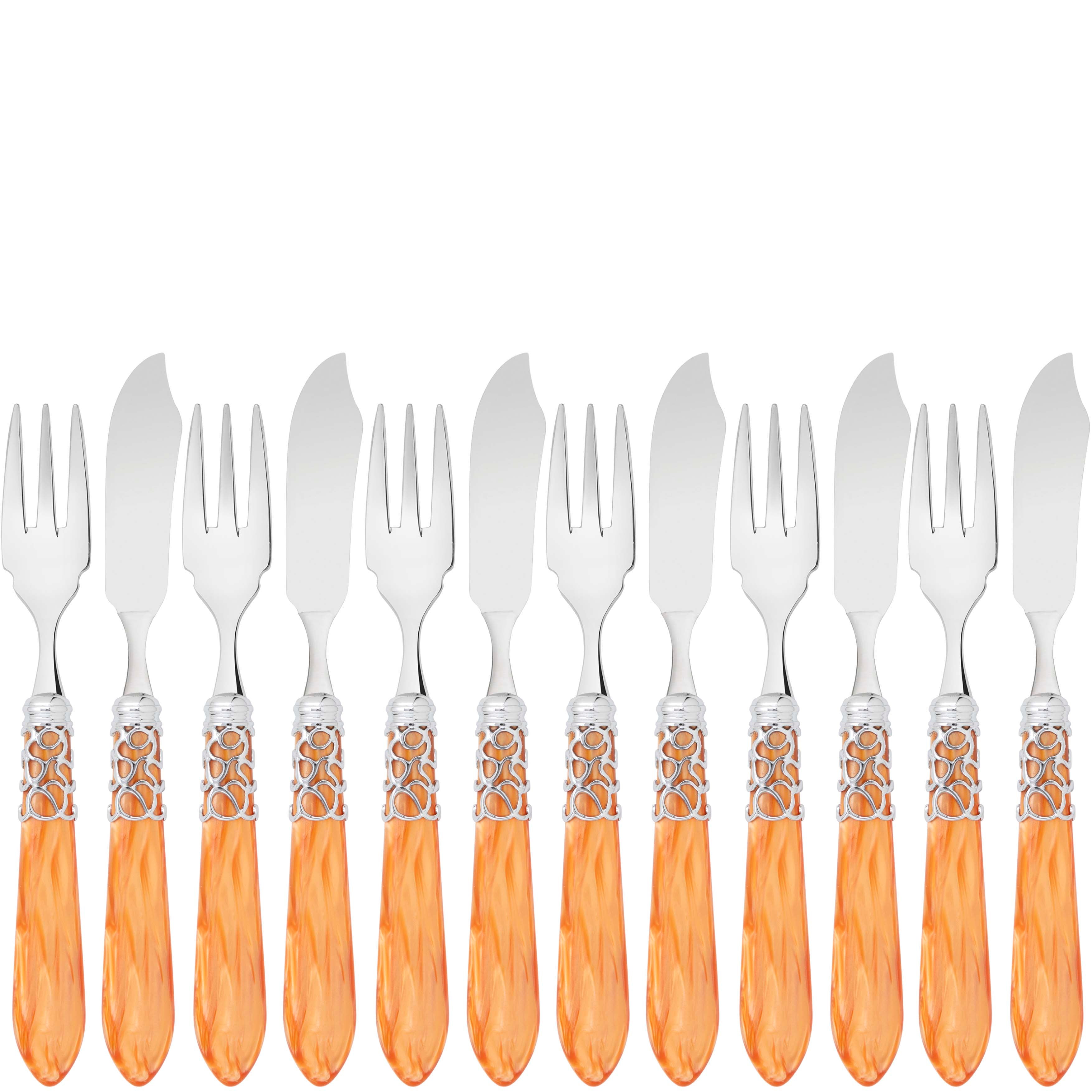 Melodia Brilliant 12 Piece Fish Set - tangere