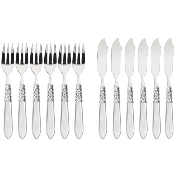 Melodia Fish Set white-Casa Bugatti USA