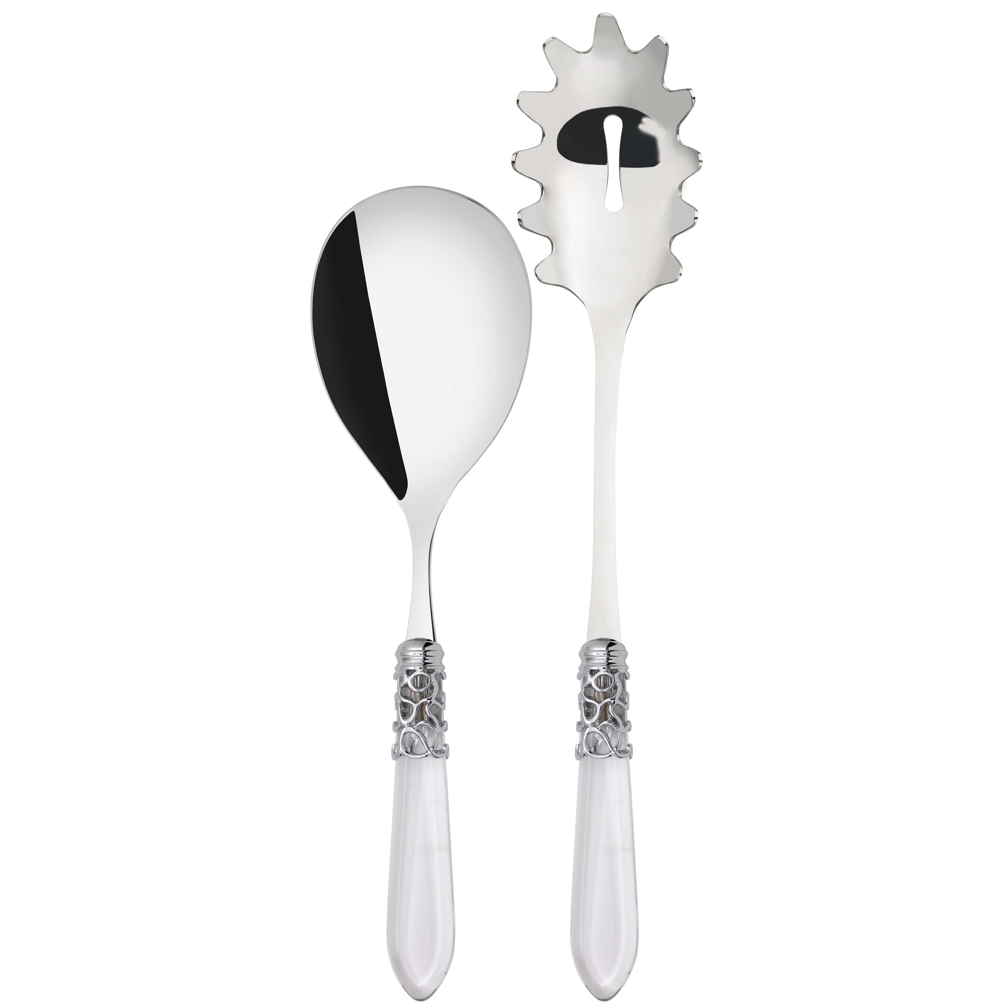 Melodia Brilliant 2 Piece Pasta Set in gift box - clear