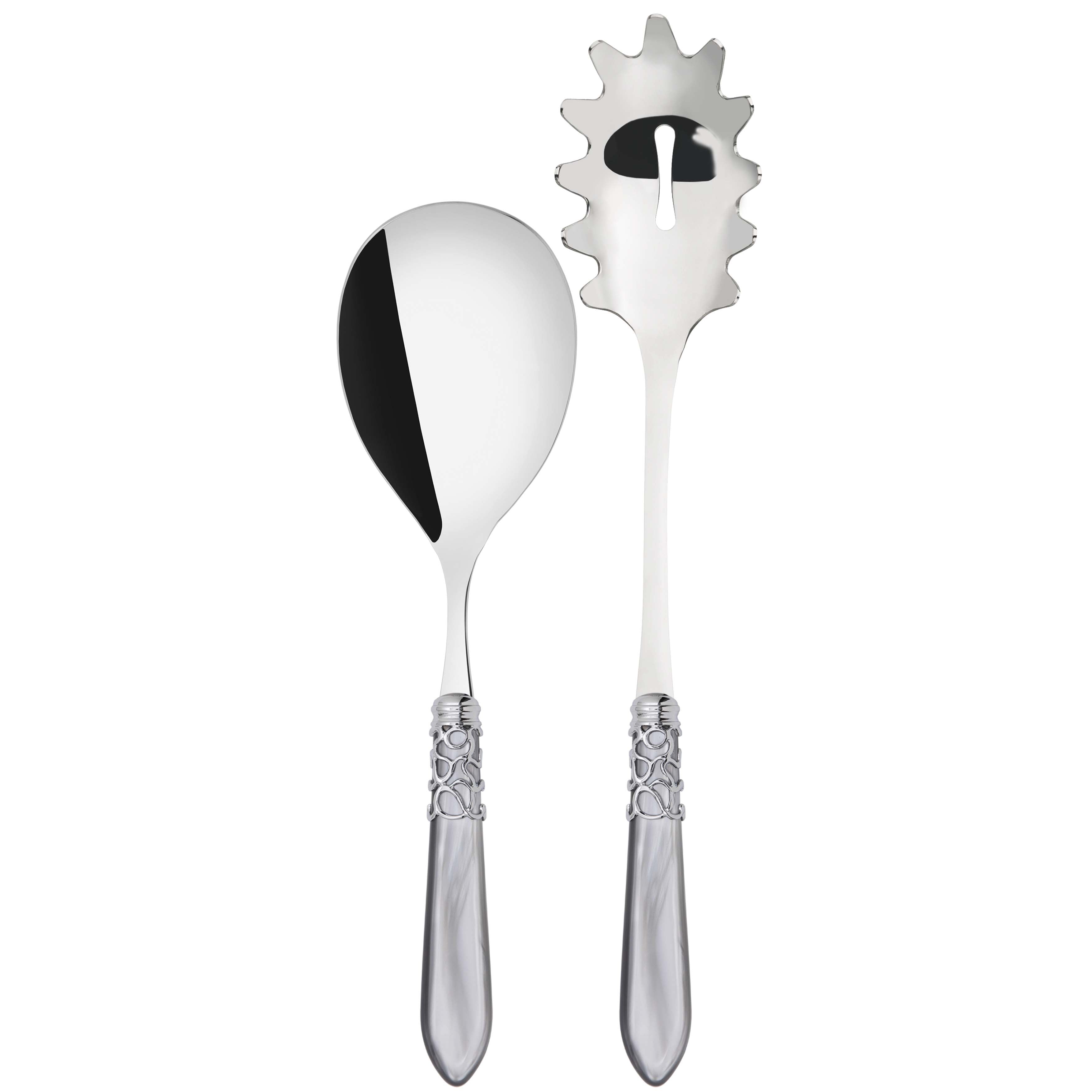 Melodia Brilliant 2 Piece Pasta Set in gift box - gray