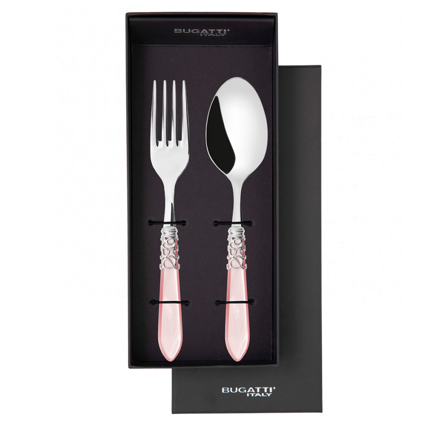 Melodia Brilliant 2 Piece Serving Set - pink-Casa Bugatti USA