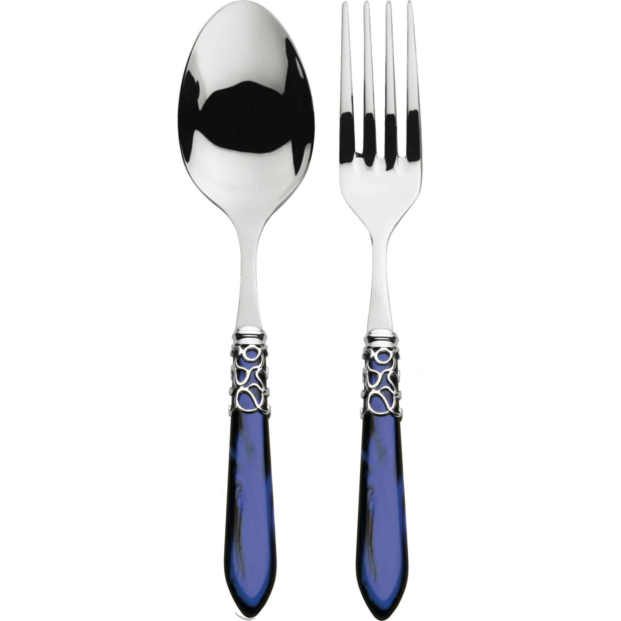 Melodia 2 Piece Serving Set royal blue-Casa Bugatti USA