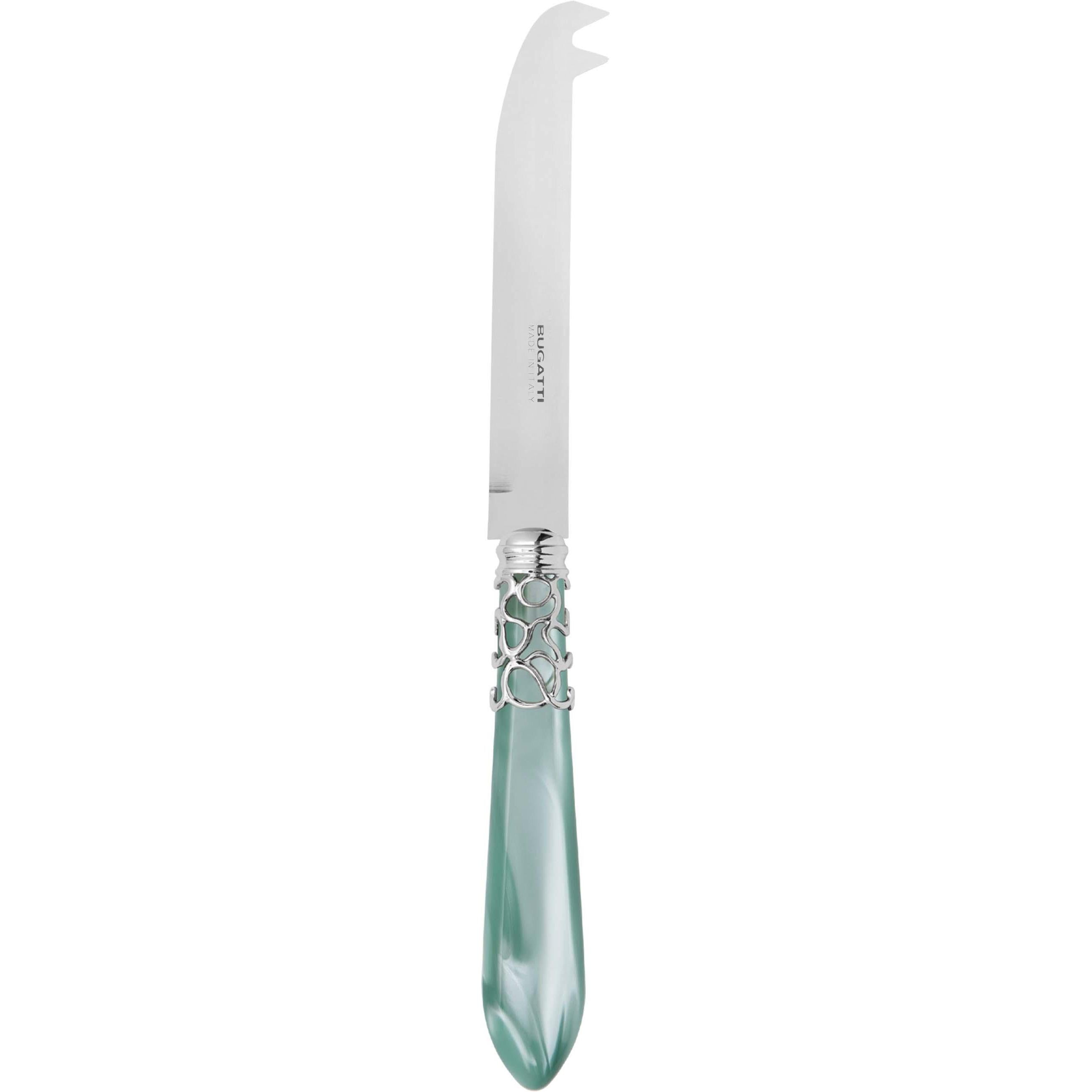 Melodia Brilliant 2 point "deer" cheese Knife - aqua