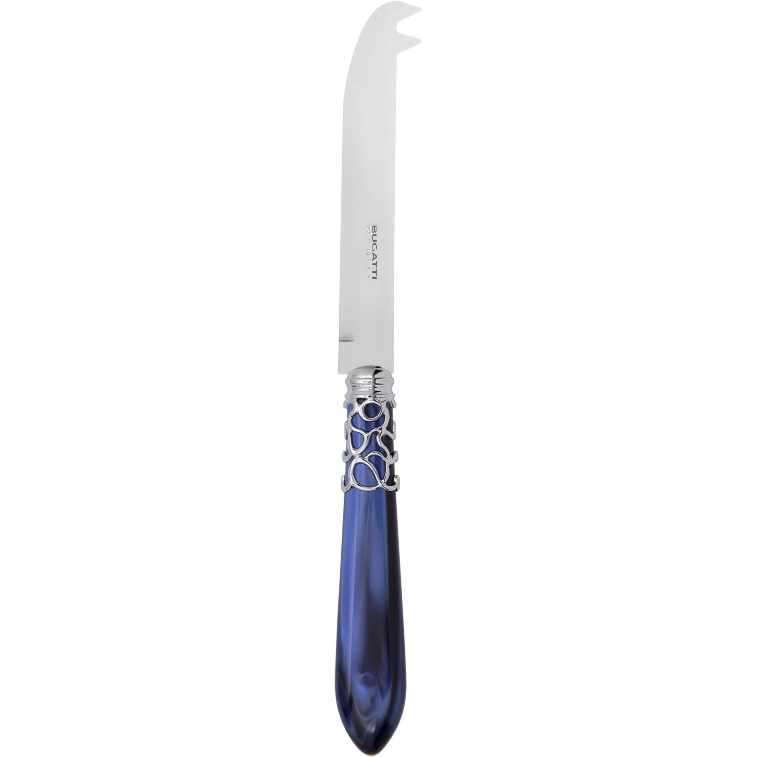 Melodia Brilliant 2 point "deer" cheese Knife - royal blue