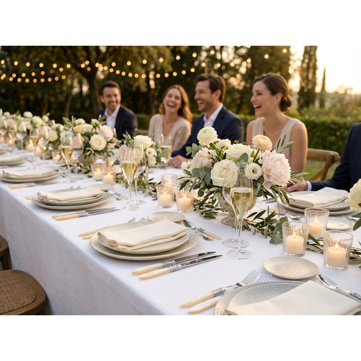 Melodia Brilliant  5 Piece Place Setting - Ivory