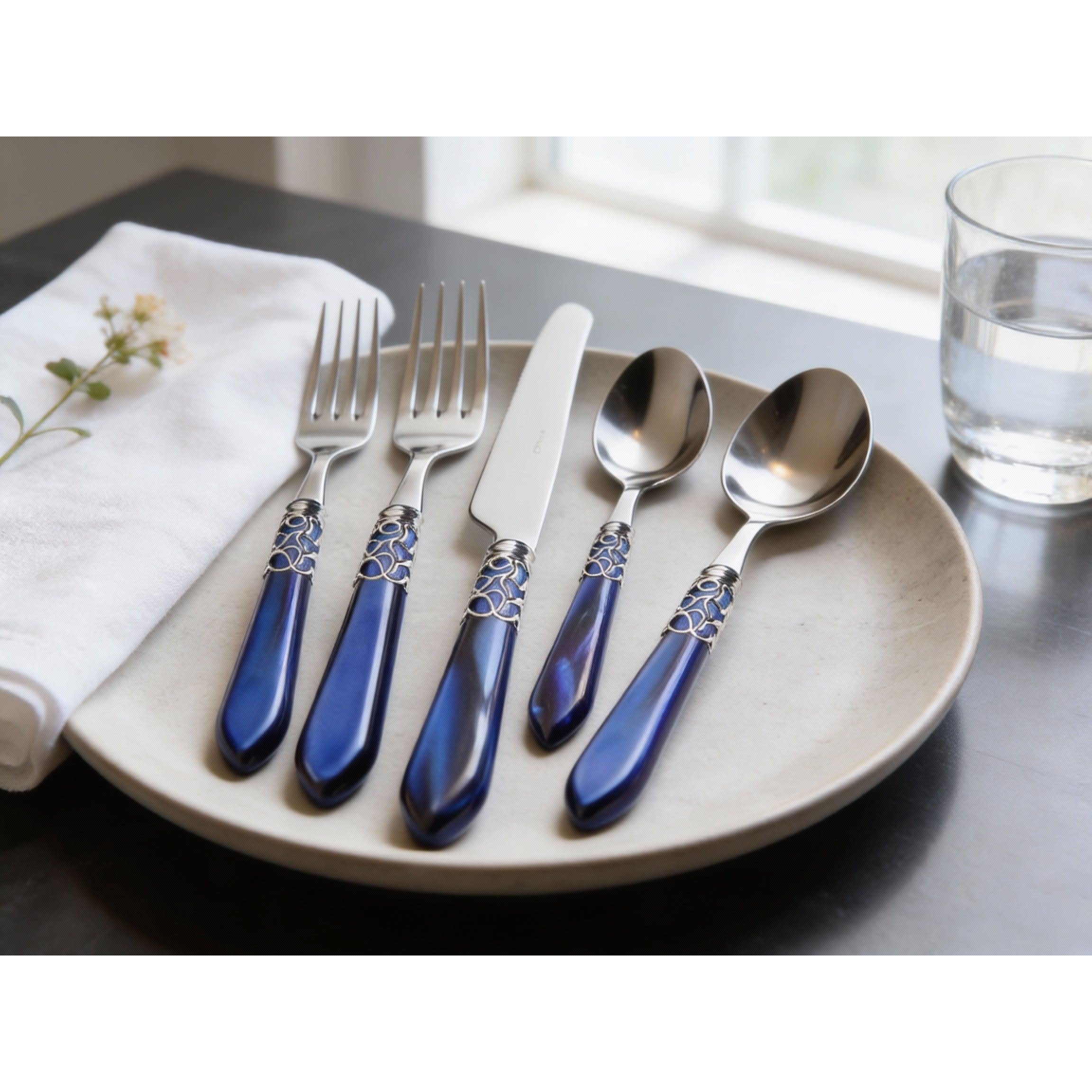 Melodia Brilliant 5 piece place setting - Royal Blue