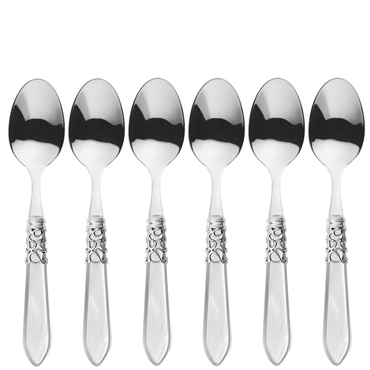 Melodia Coffee Spoons Set white-Casa Bugatti USA