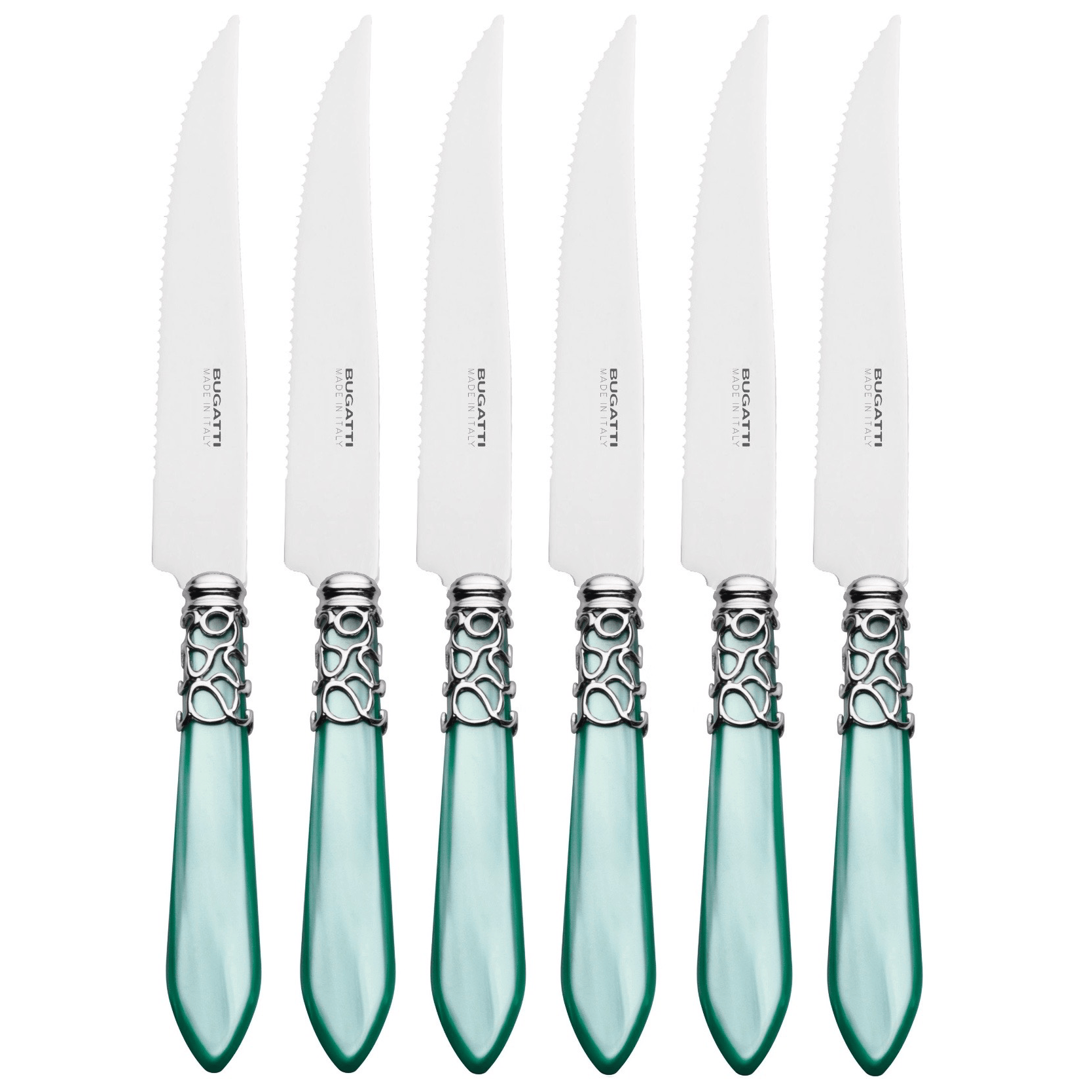Melodia Steak Knives Set - AQUA-Casa Bugatti USA
