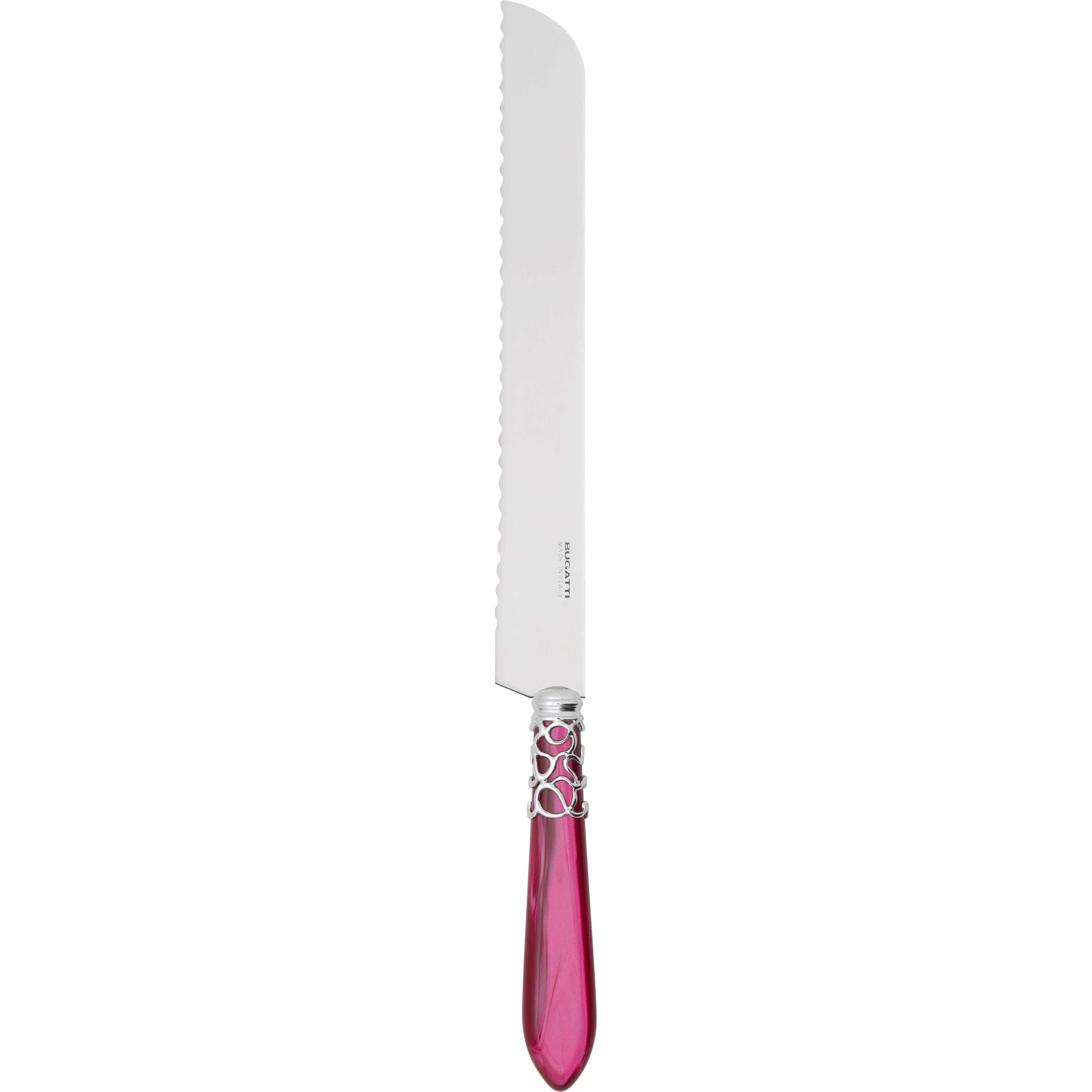 Melodia Brilliant Bread Knife - Raspberry-Casa Bugatti USA