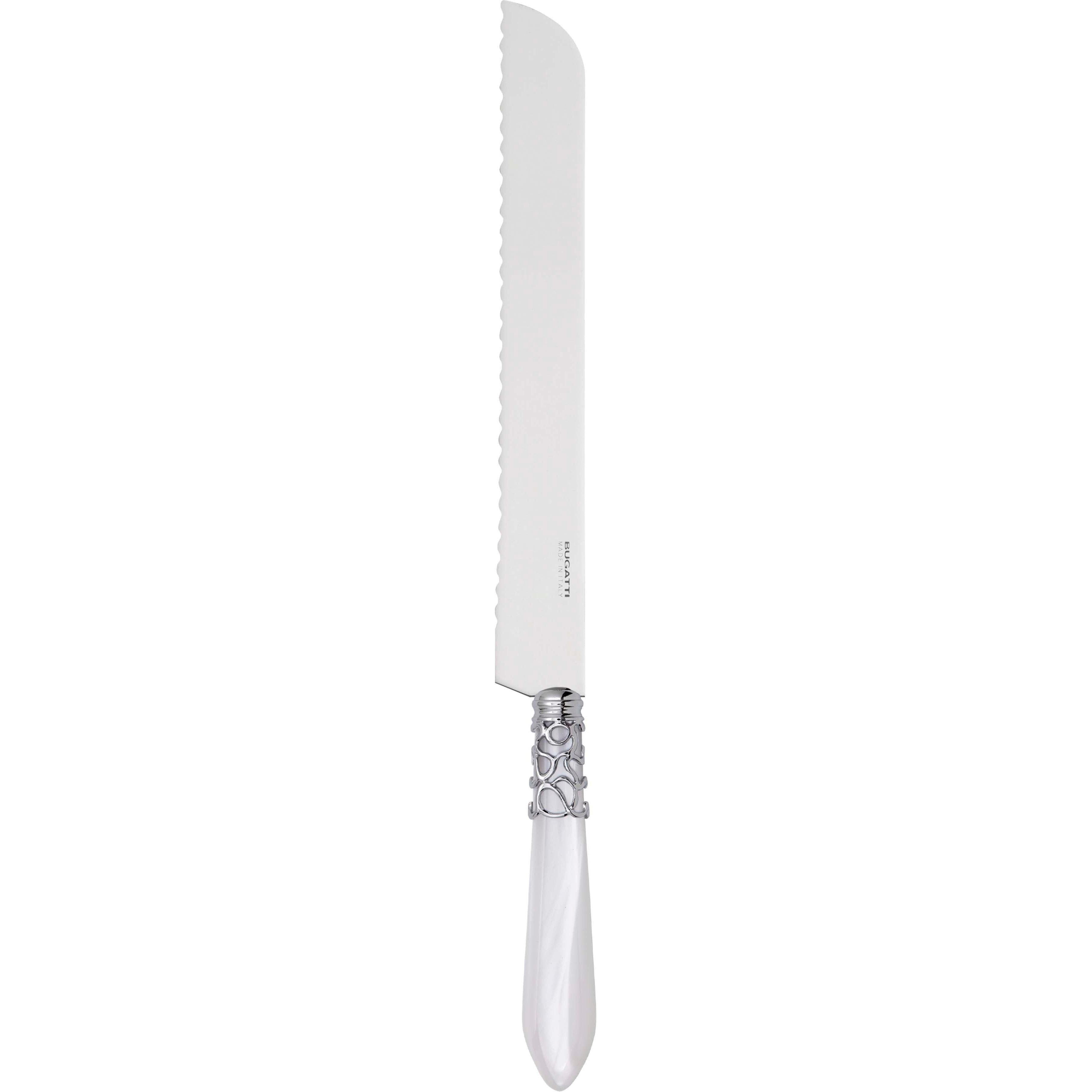 Melodia Brilliant Bread Knife - white
