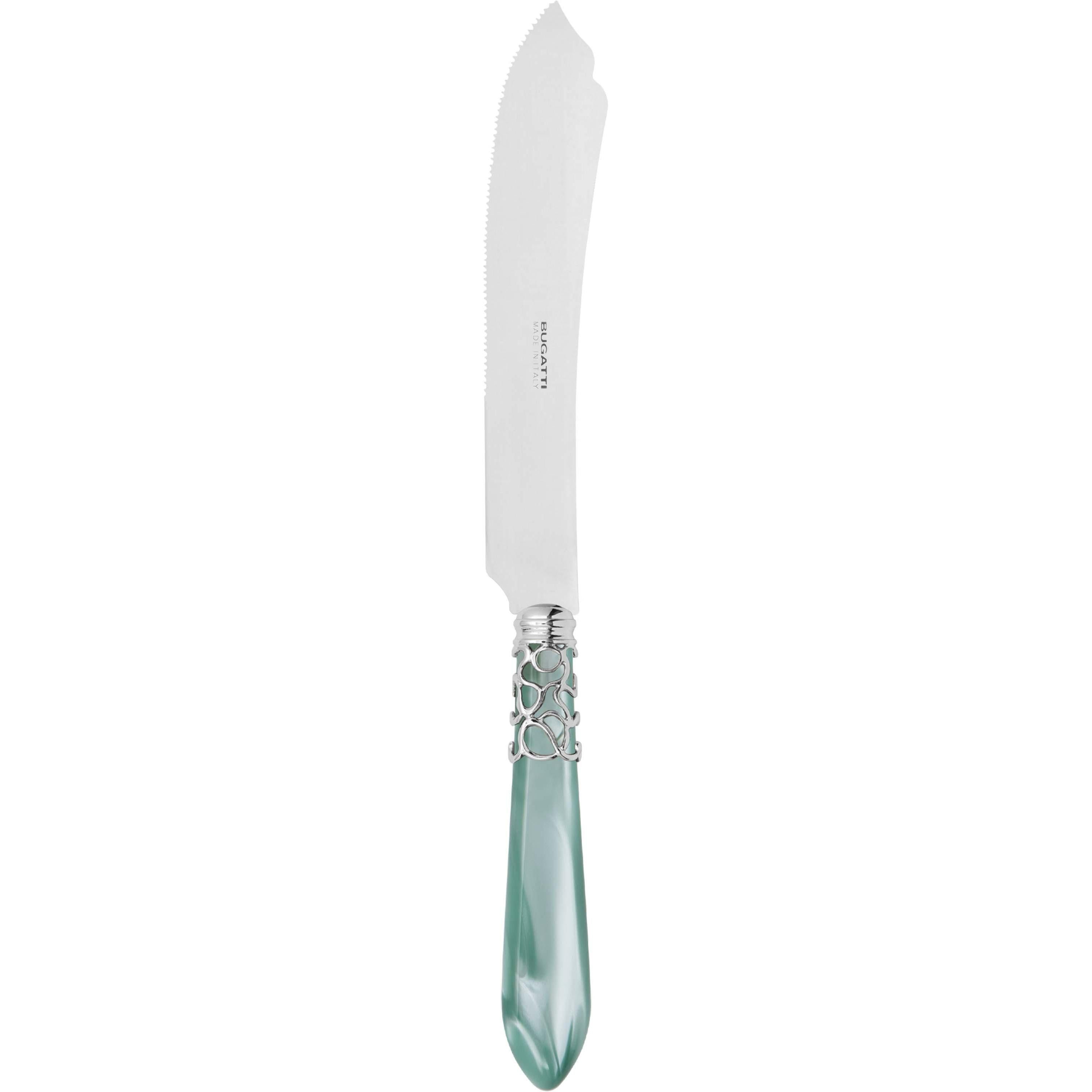 Melodia Brilliant Cake Knife 28 cm (11.02 inch) - aqua