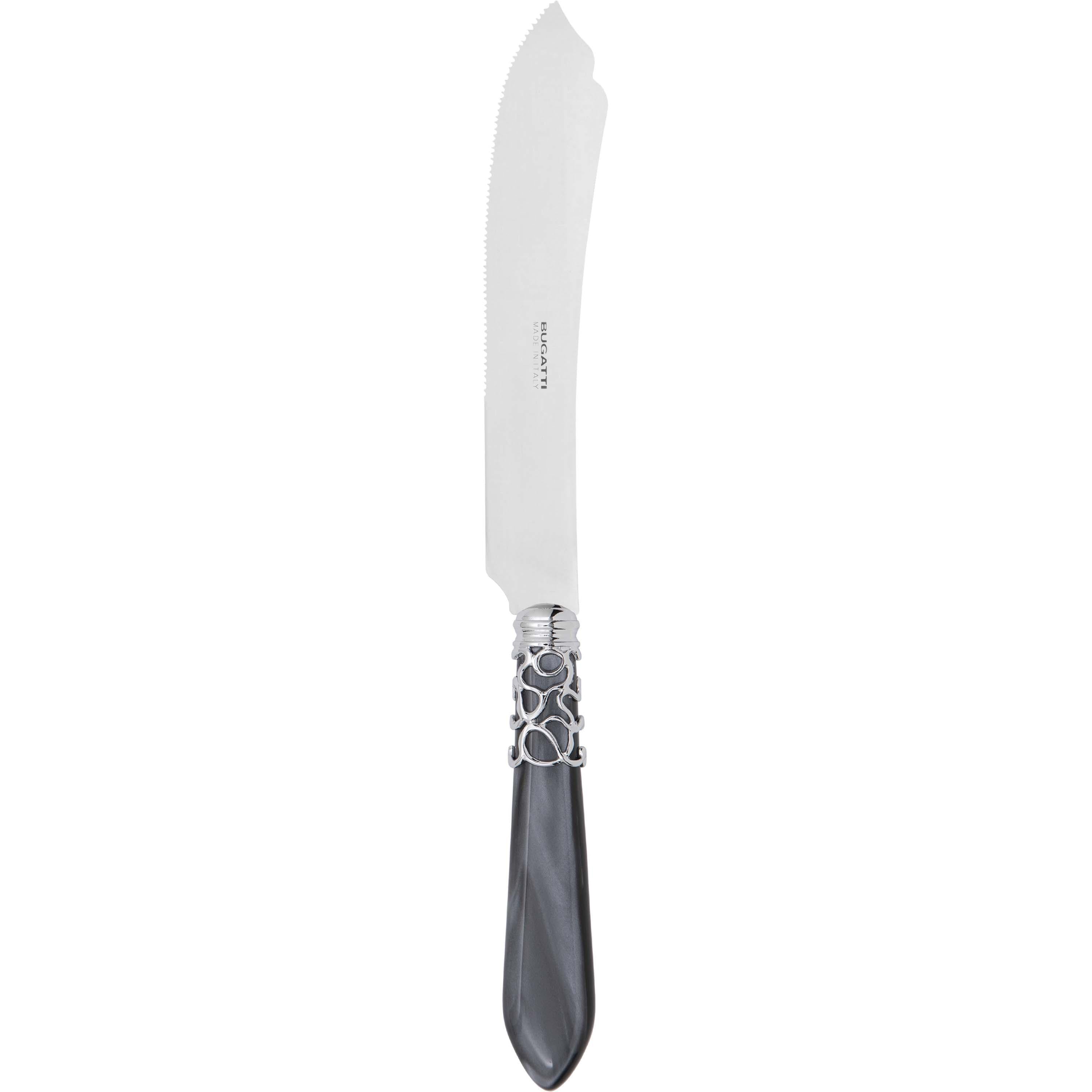 Melodia Brilliant Cake Knife 28 cm (11.02 inch) - charcoal