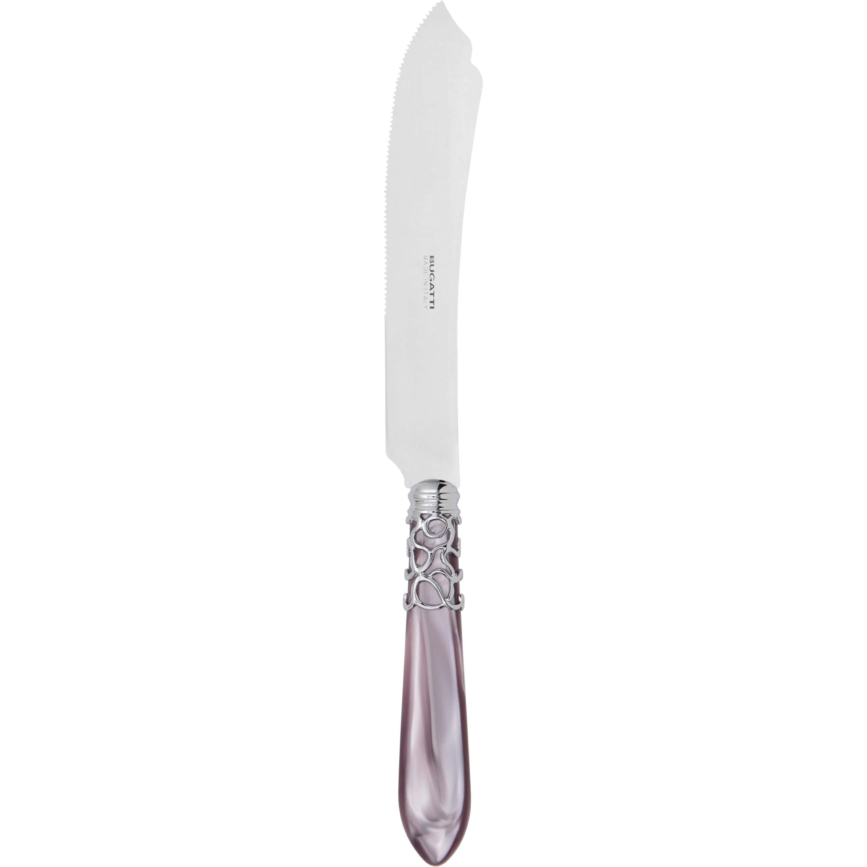 Melodia Brilliant Cake Knife 28 cm (11.02 inch) - lilac-Casa Bugatti USA