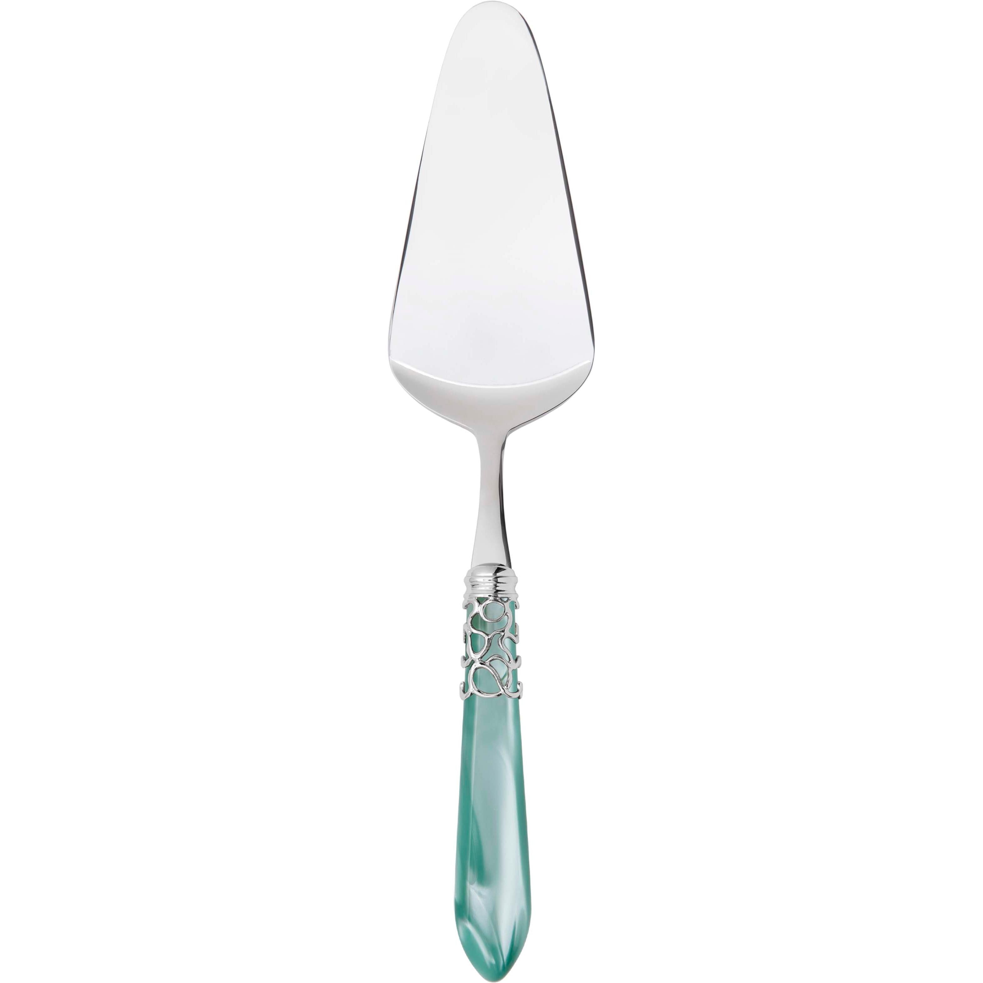 Melodia Brilliant Cake Server - aqua
