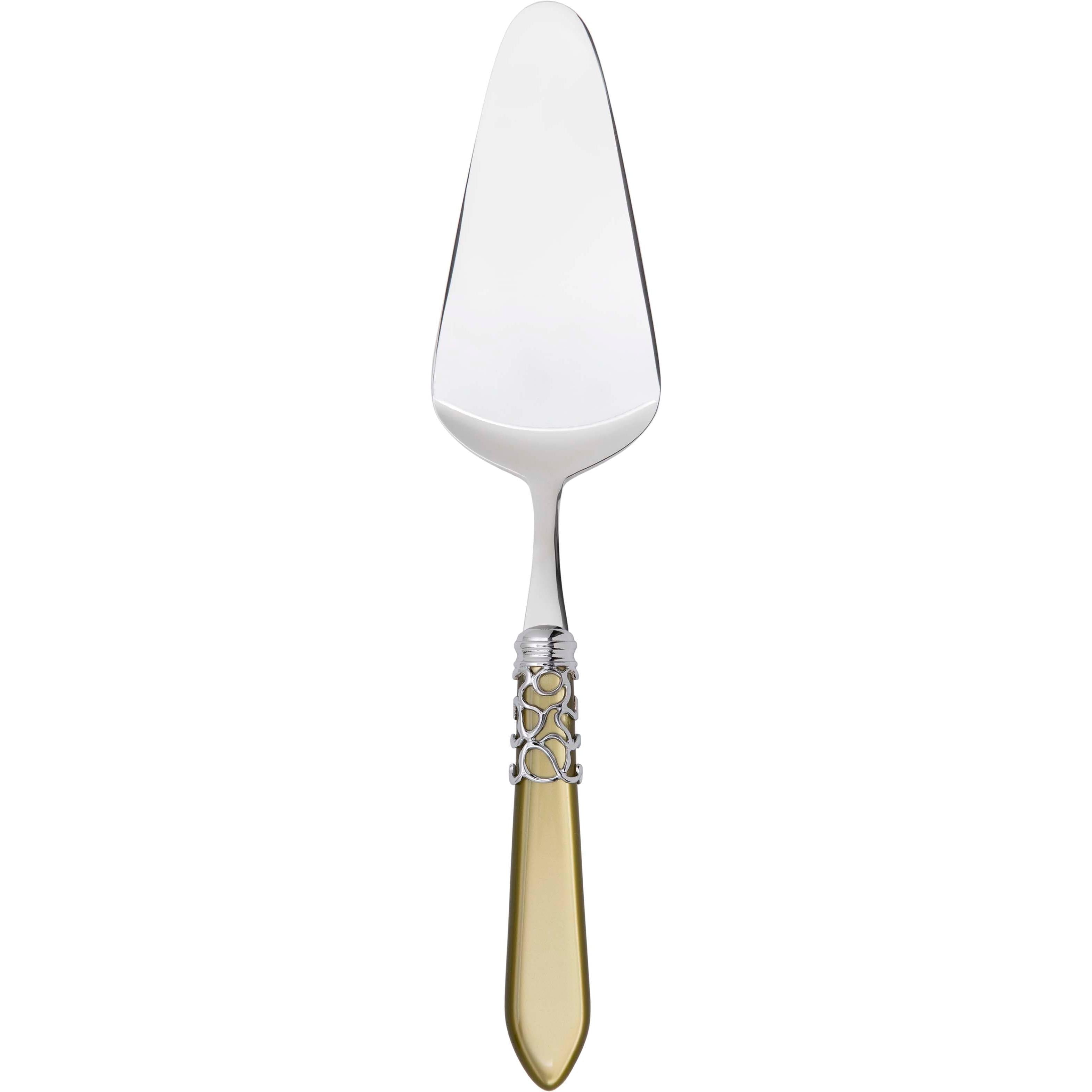 Melodia Brilliant Cake Server - chartreuse green