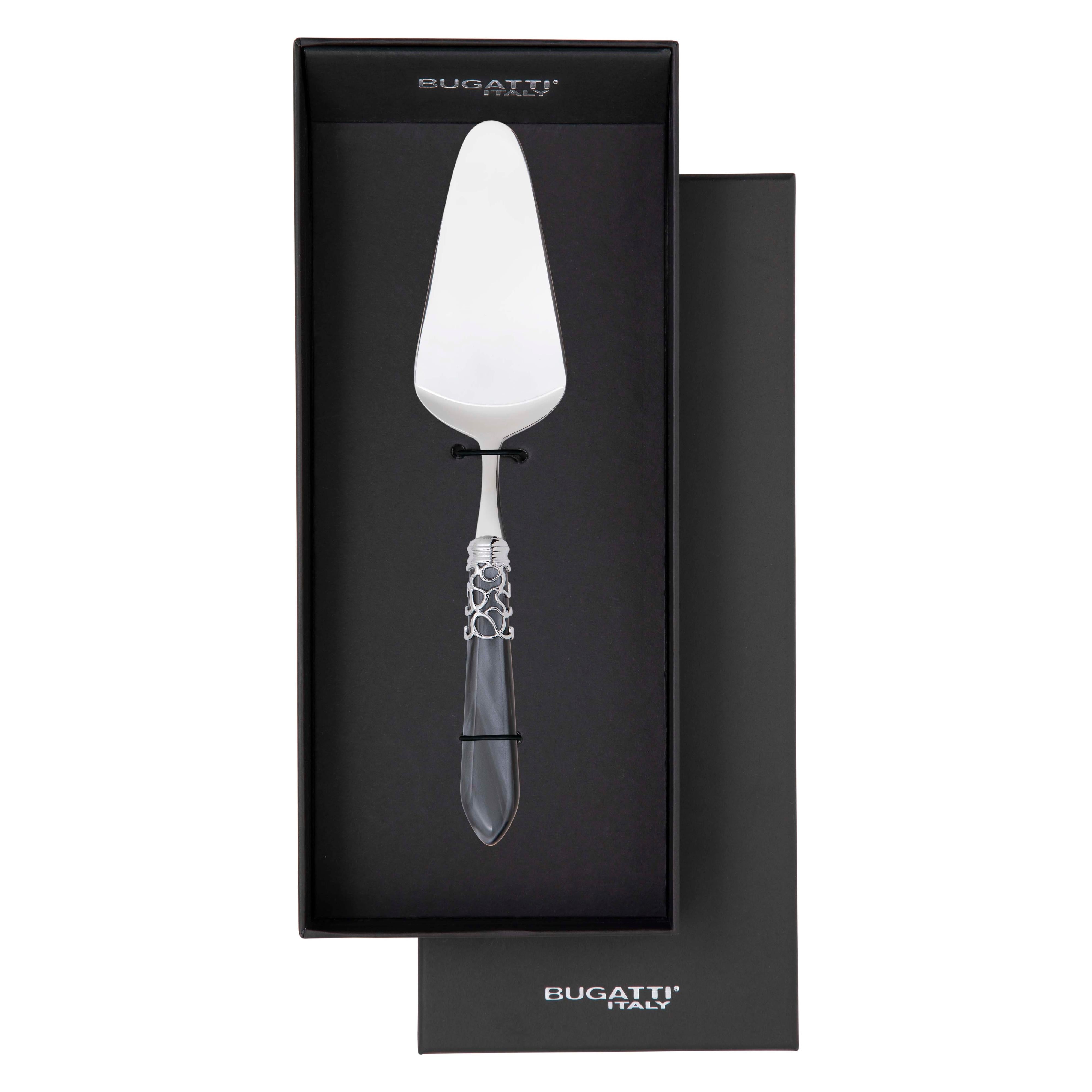 Melodia Brilliant Cake Server in gift box - charcoal