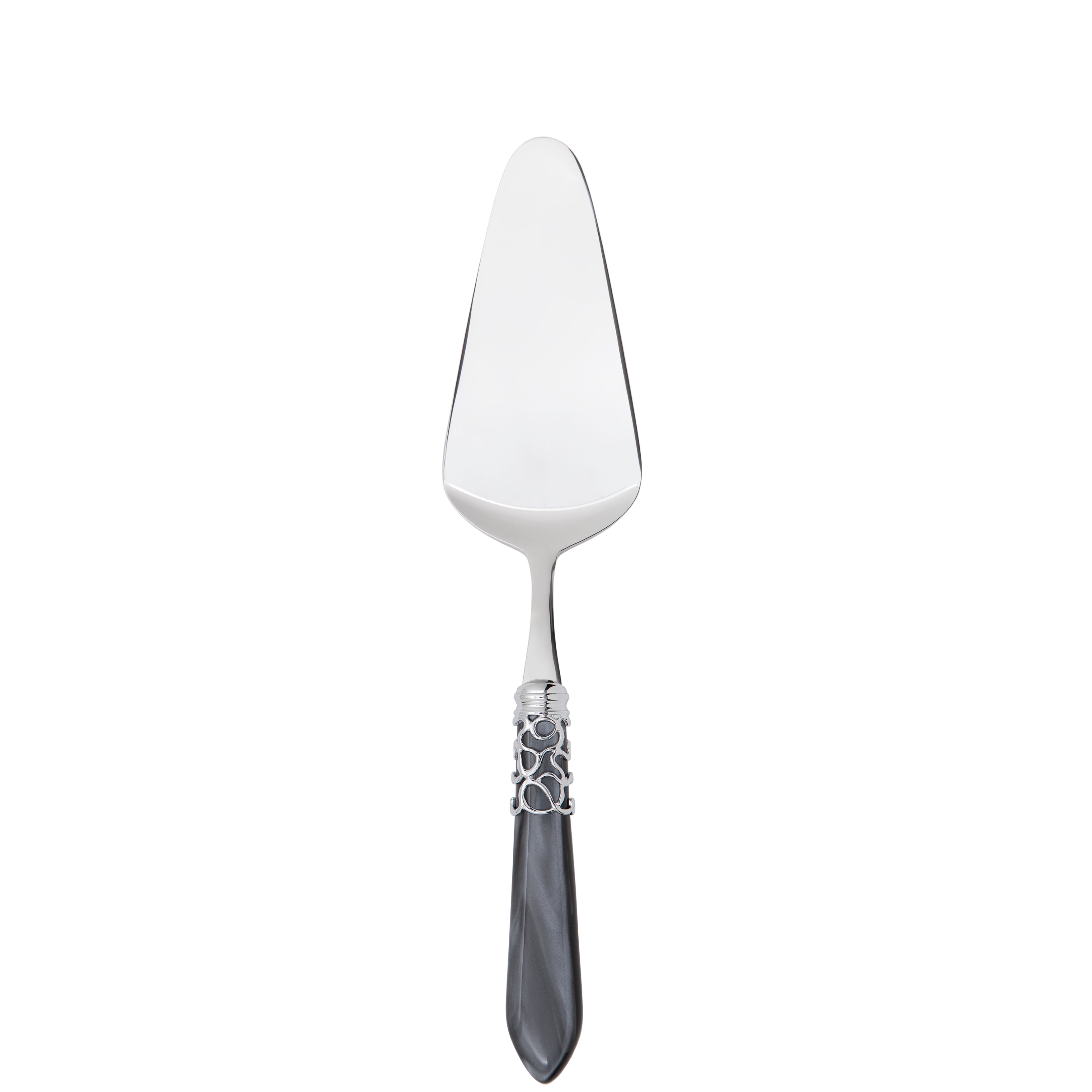 Melodia Brilliant Cake Server in gift box - charcoal