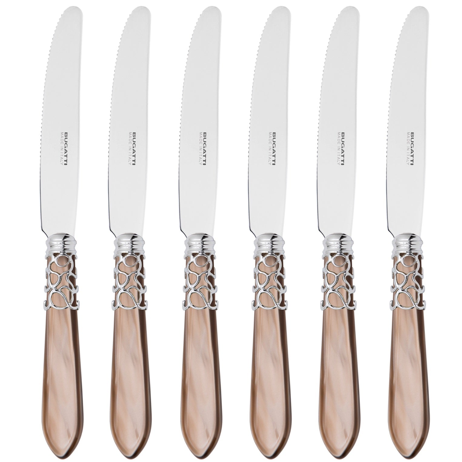 Melodia Brilliant Fruit Knife Set 17,5 cm (6.89 inch) - Taupe