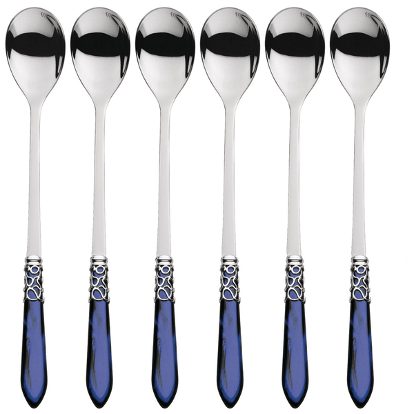 Melodia Brilliant Ice Tea / Cocktail Spoon Set - Royal Blue