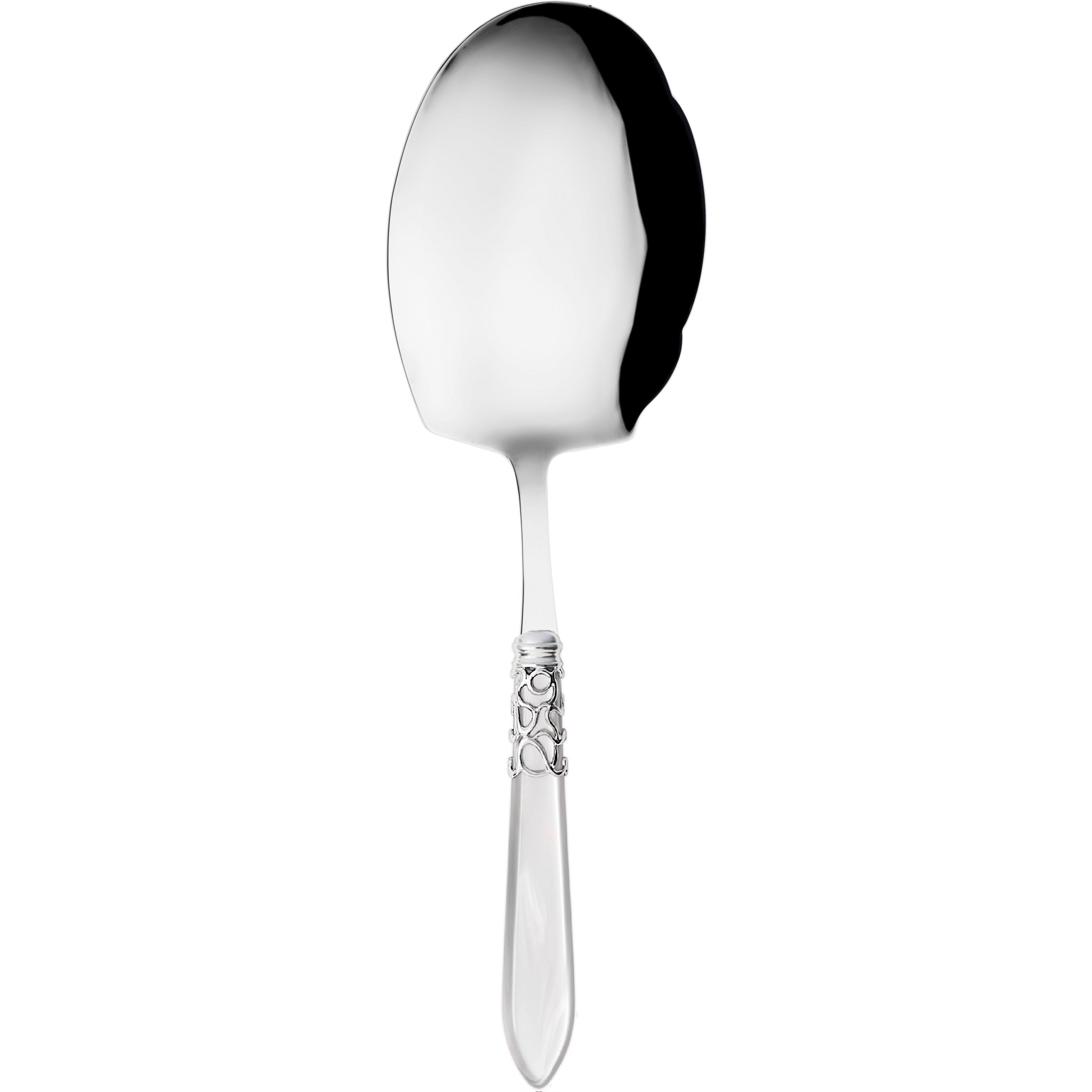 Melodia Kebab Serving Spoon white-Casa Bugatti USA