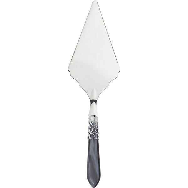Melodia Brilliant Large Cake Server Serrated - Charcoal