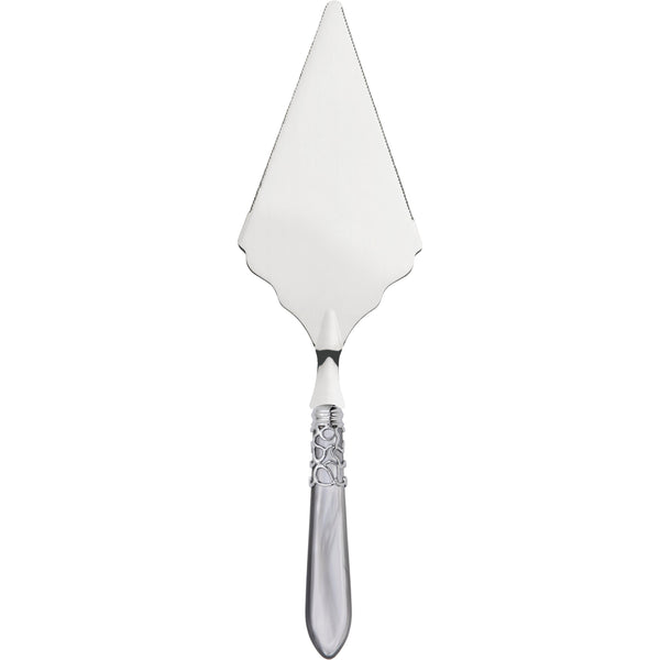 Melodia Brilliant Large Cake Server Serrated - Gray