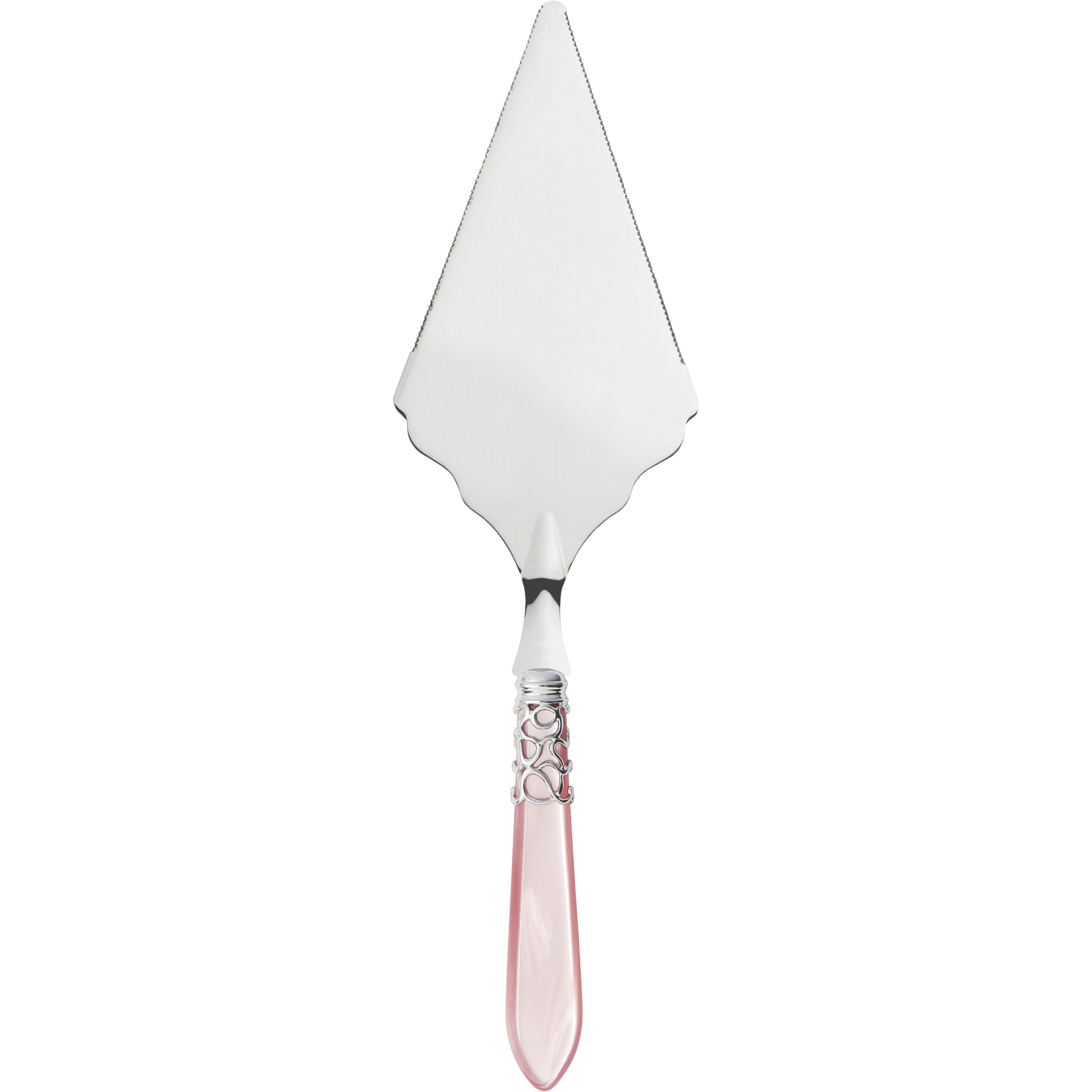 Melodia Brilliant Large Cake Server Serrated - pink