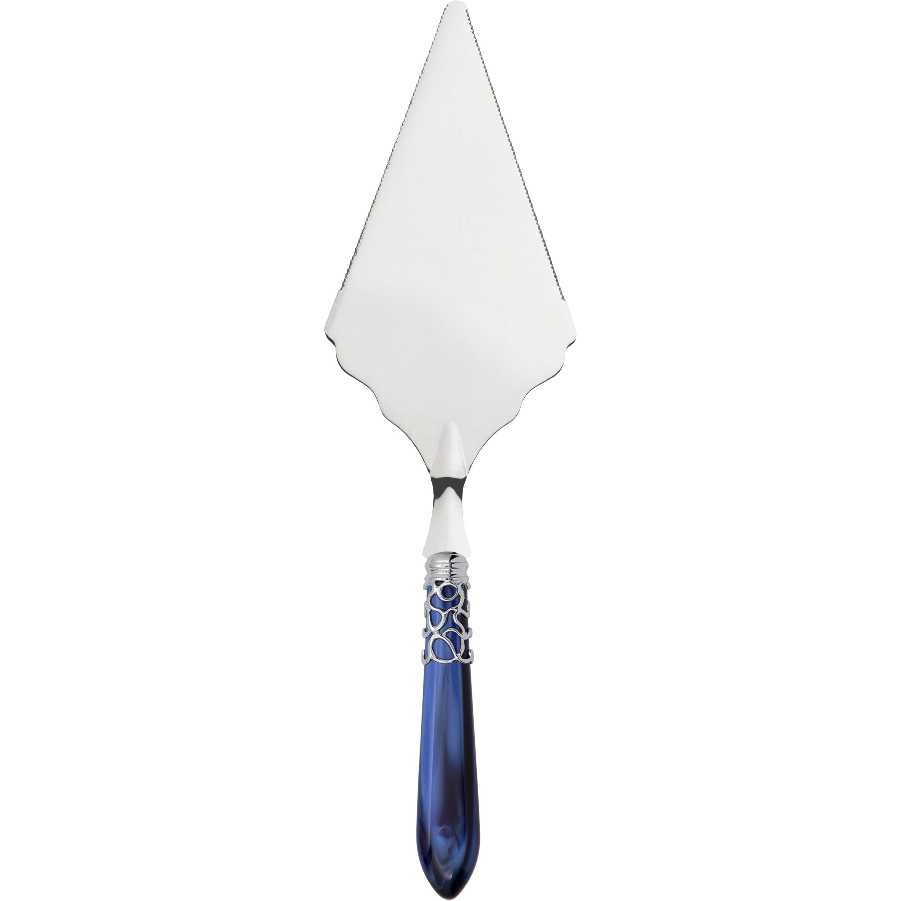 Melodia Brilliant Large Cake Server Serrated royal blue