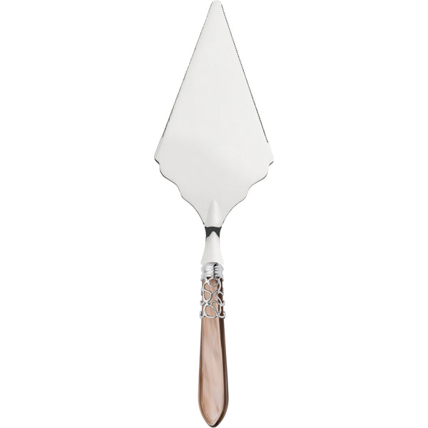 Melodia Brilliant Large Cake Server Serrated - Taupe
