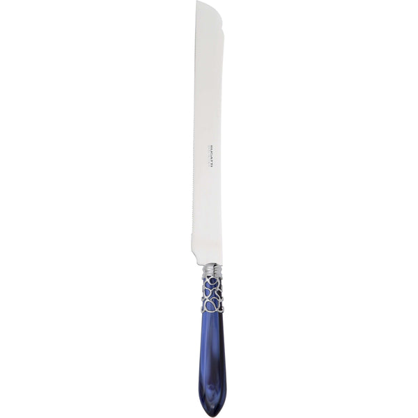 Melodia Brilliant Long Cake Knife 32 cm (12.60 inch) - Royal Blue