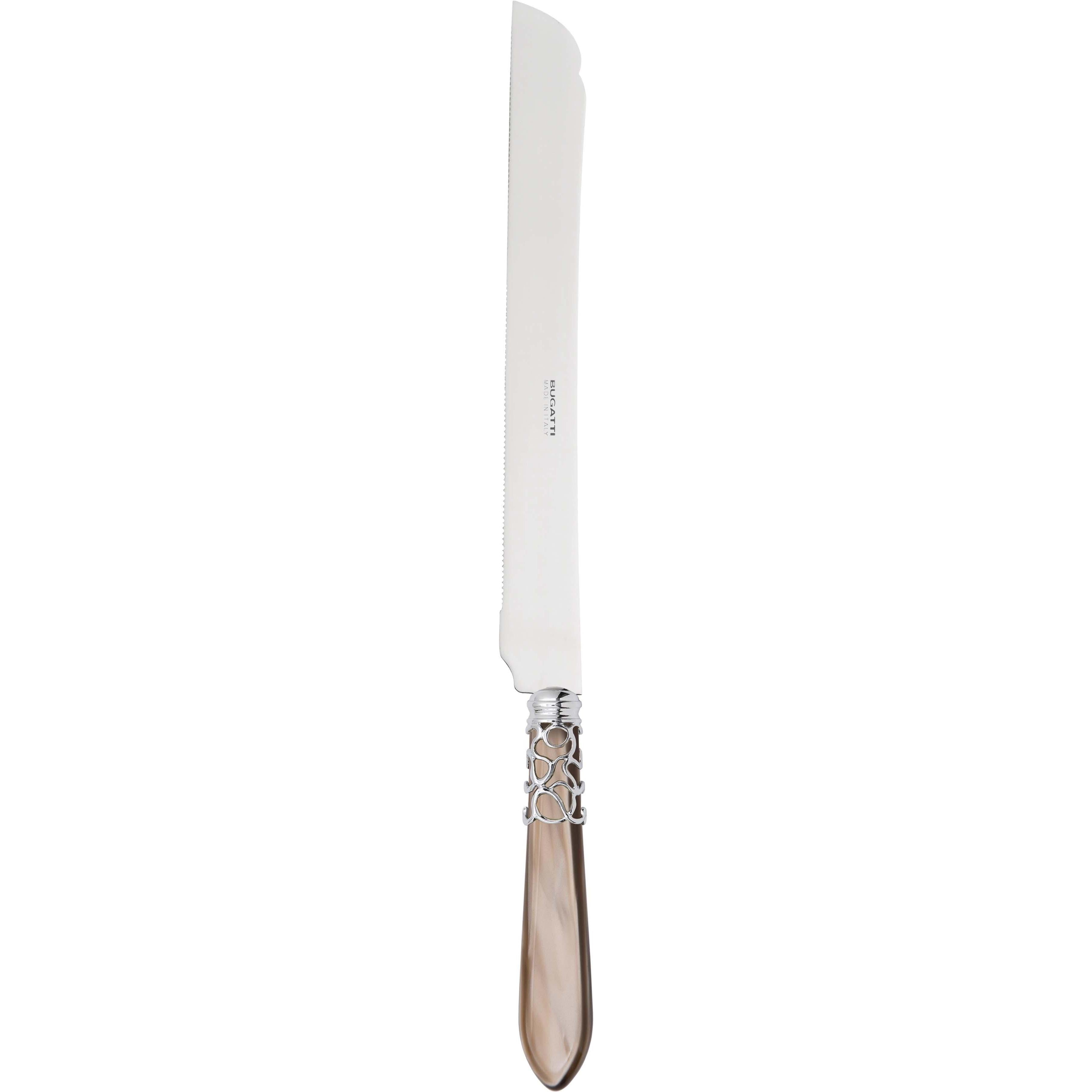 Melodia Brilliant Long Cake Knife 32 cm (12.60 inch) - taupe