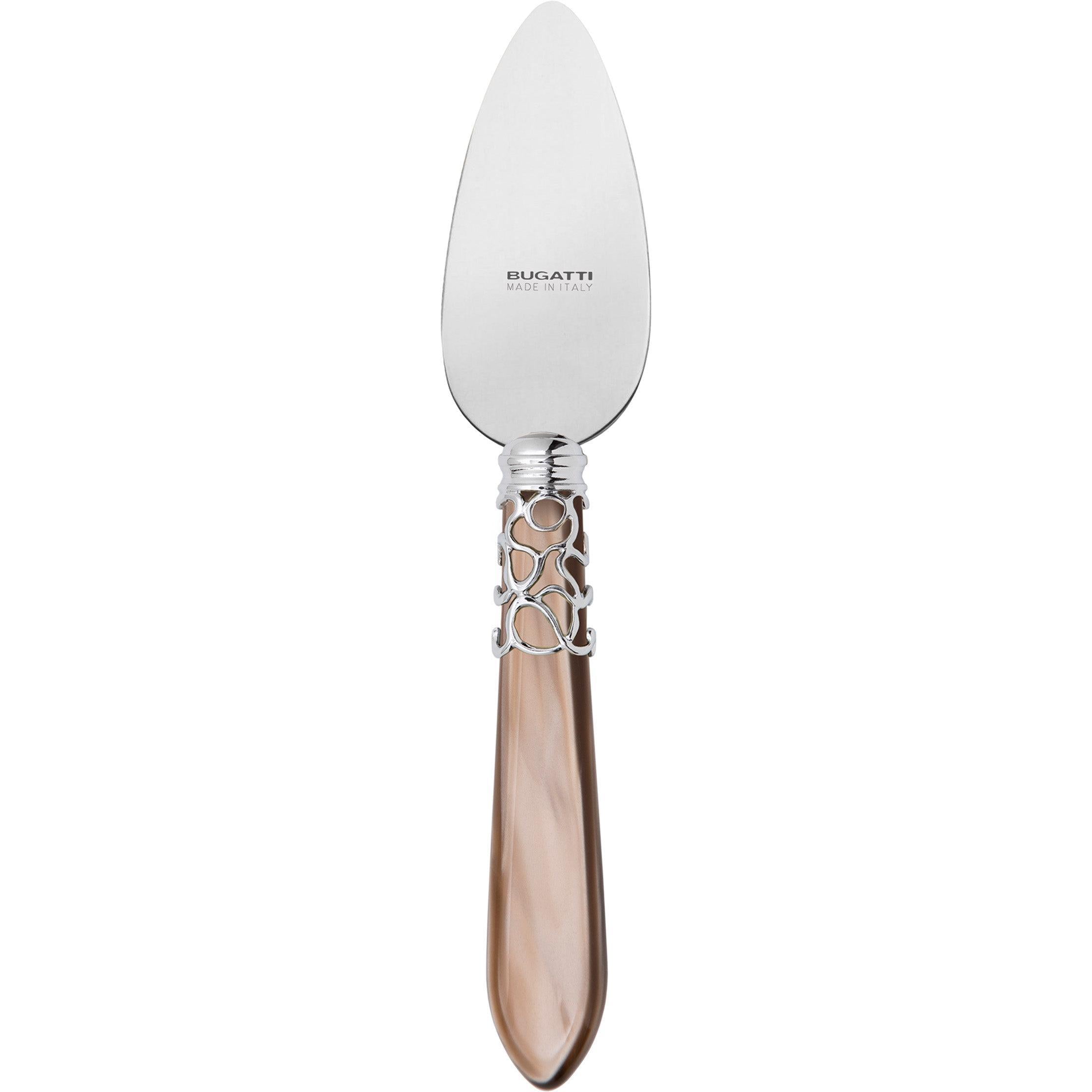 Melodia Brilliant Parmesan Cheese Knife - taupe-Casa Bugatti USA