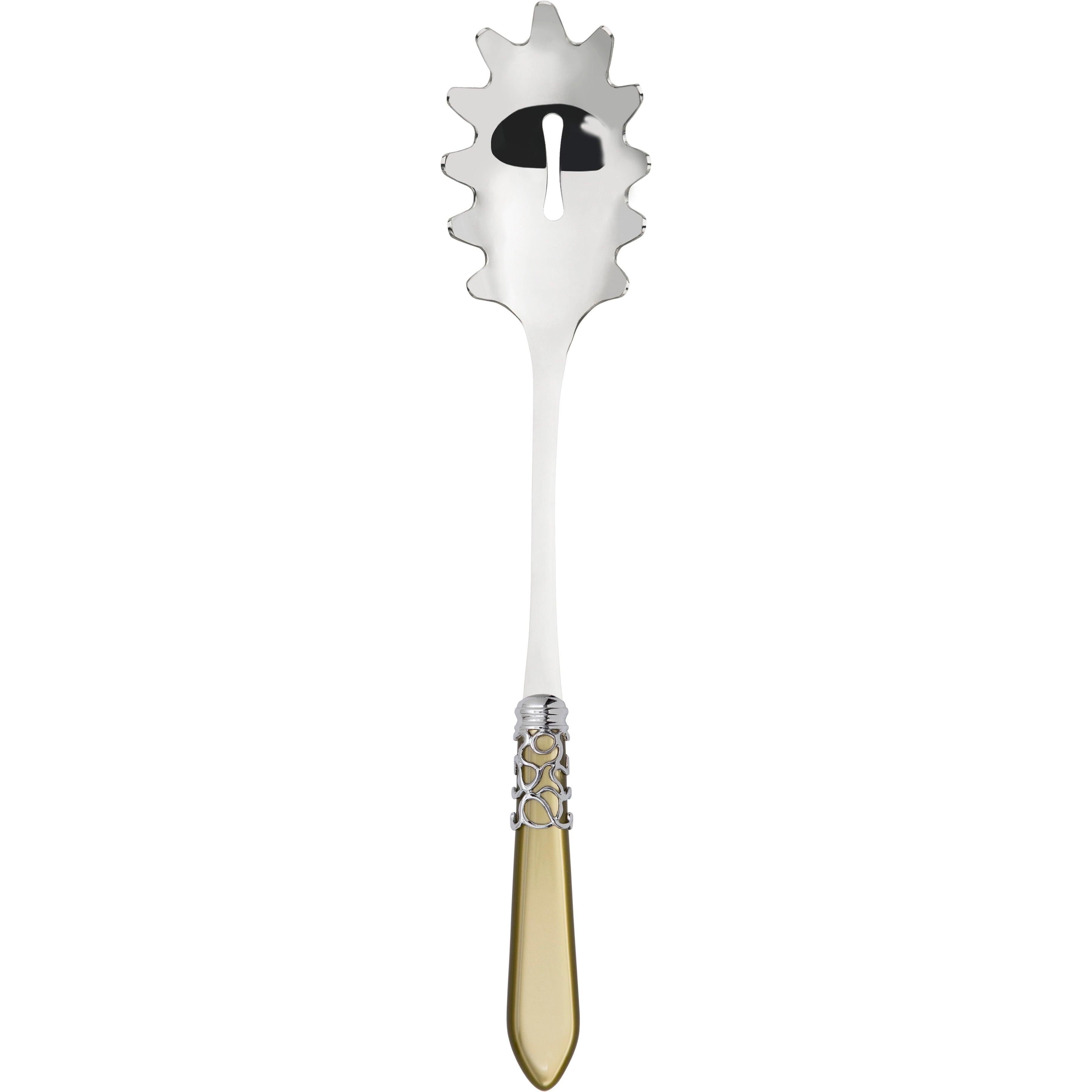 Melodia Brilliant Pasta / Spaghetti Server - chartreuse green