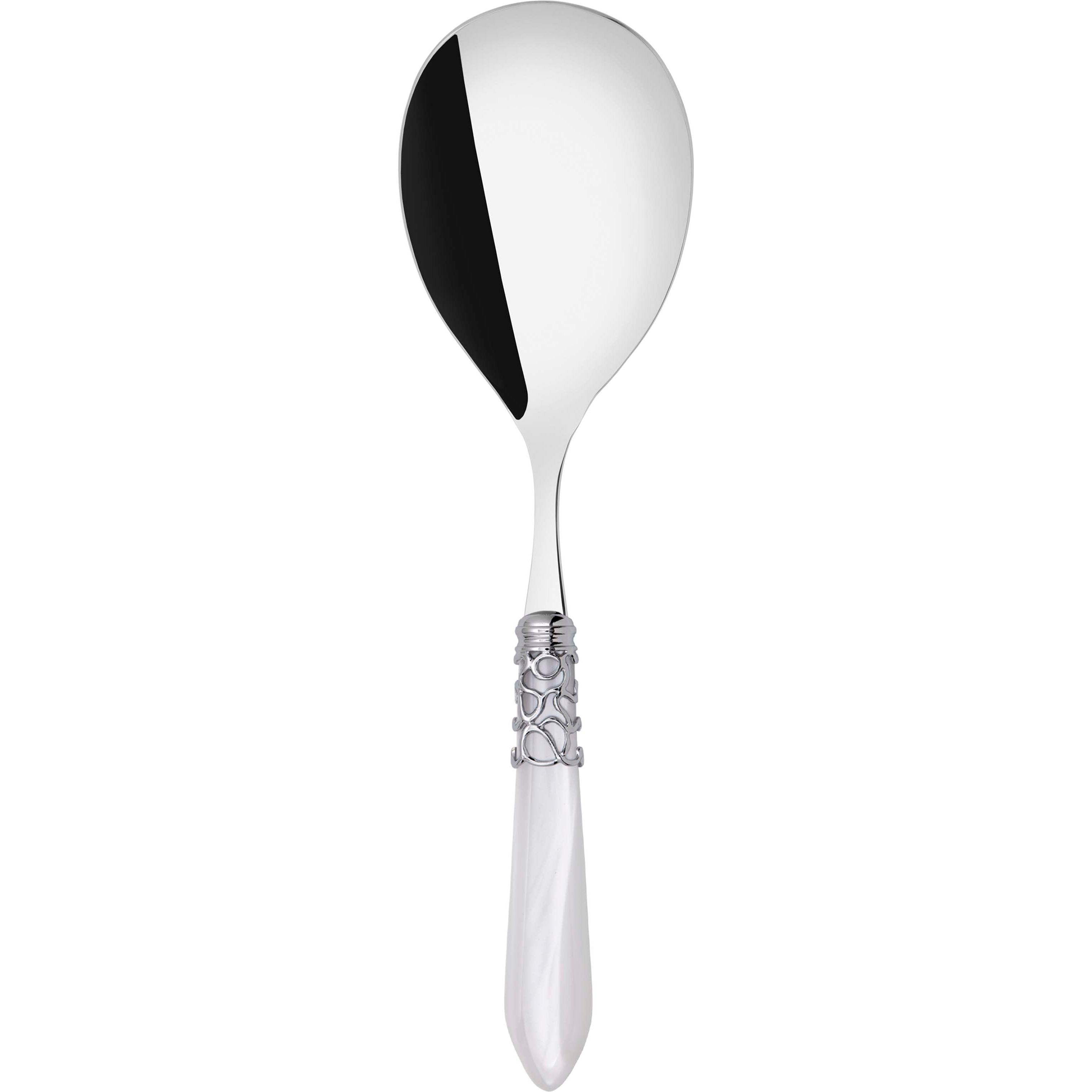 Melodia Brilliant Rice Casserole Serving Spoon - WHITE