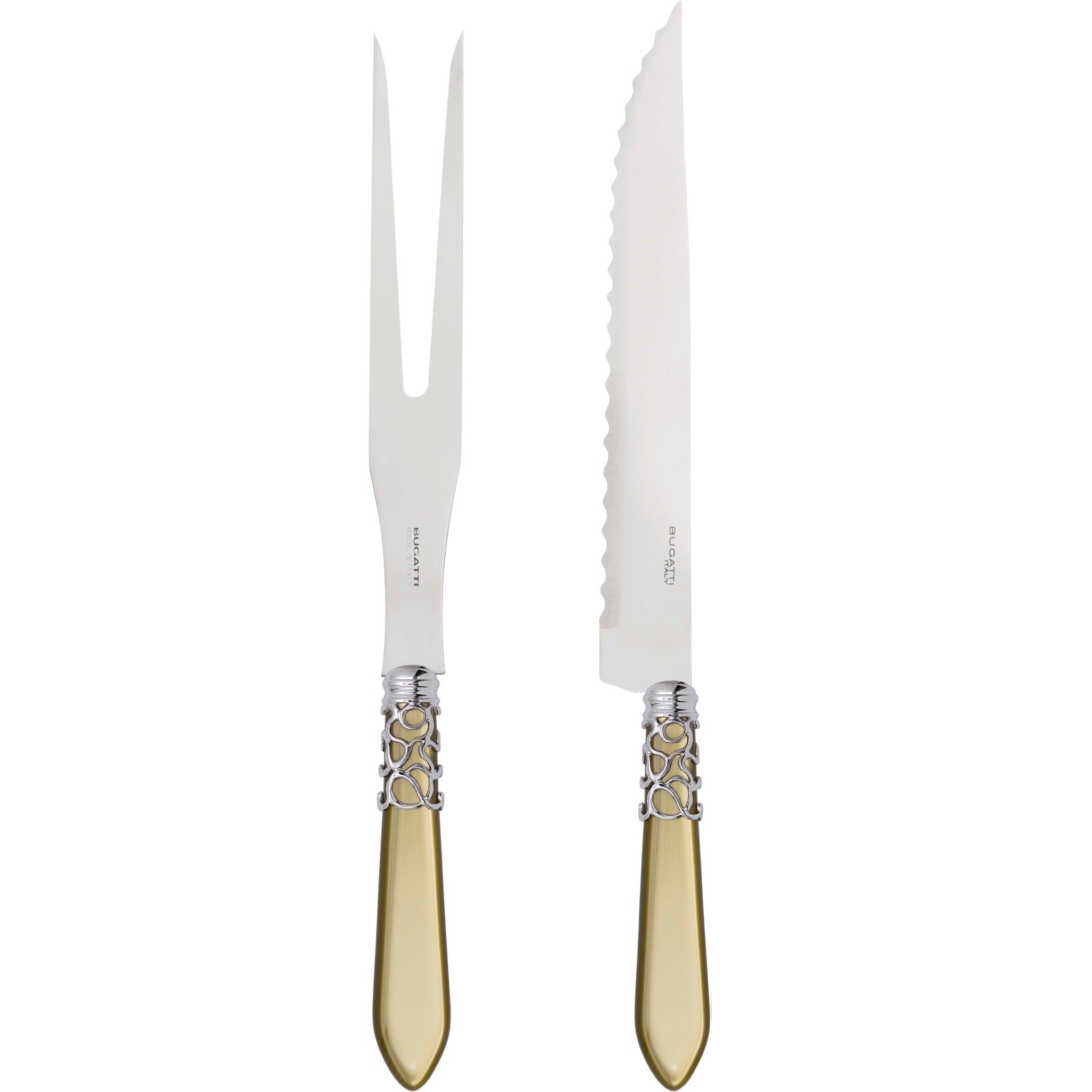 Melodia Brilliant Roast Carving Set - Chartreuse Green