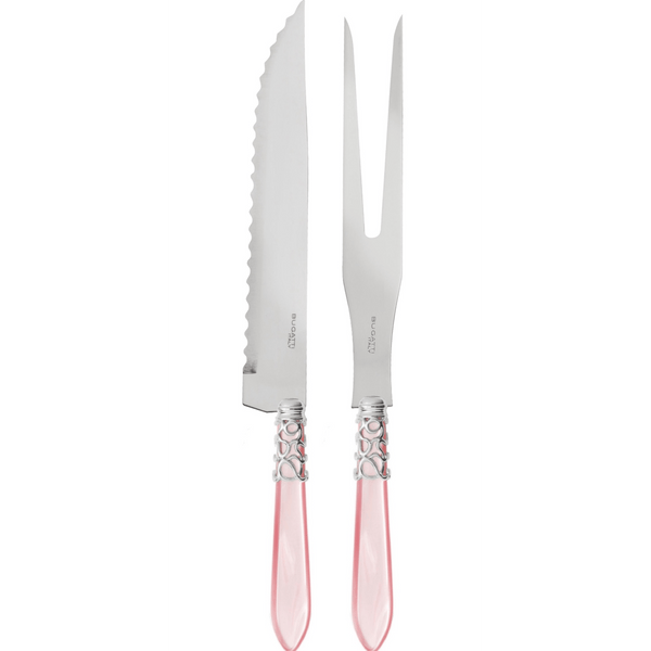 Melodia Brilliant Roast Carving Set - Pink