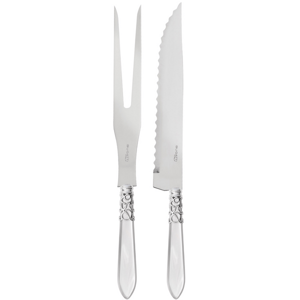 Melodia Brilliant Roast Carving Set - White