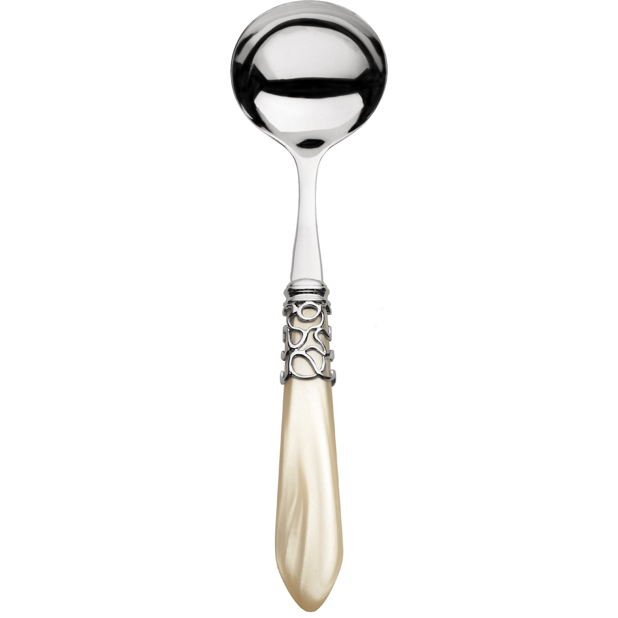Melodia Brilliant Sauce / Gravy Ladle - ivory-Casa Bugatti USA