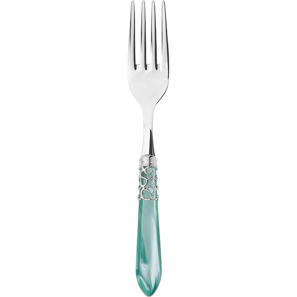 Melodia Brilliant Serving Fork - Aqua