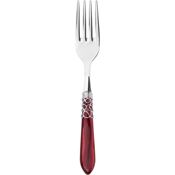 Melodia Brilliant Serving Fork - Burgundy