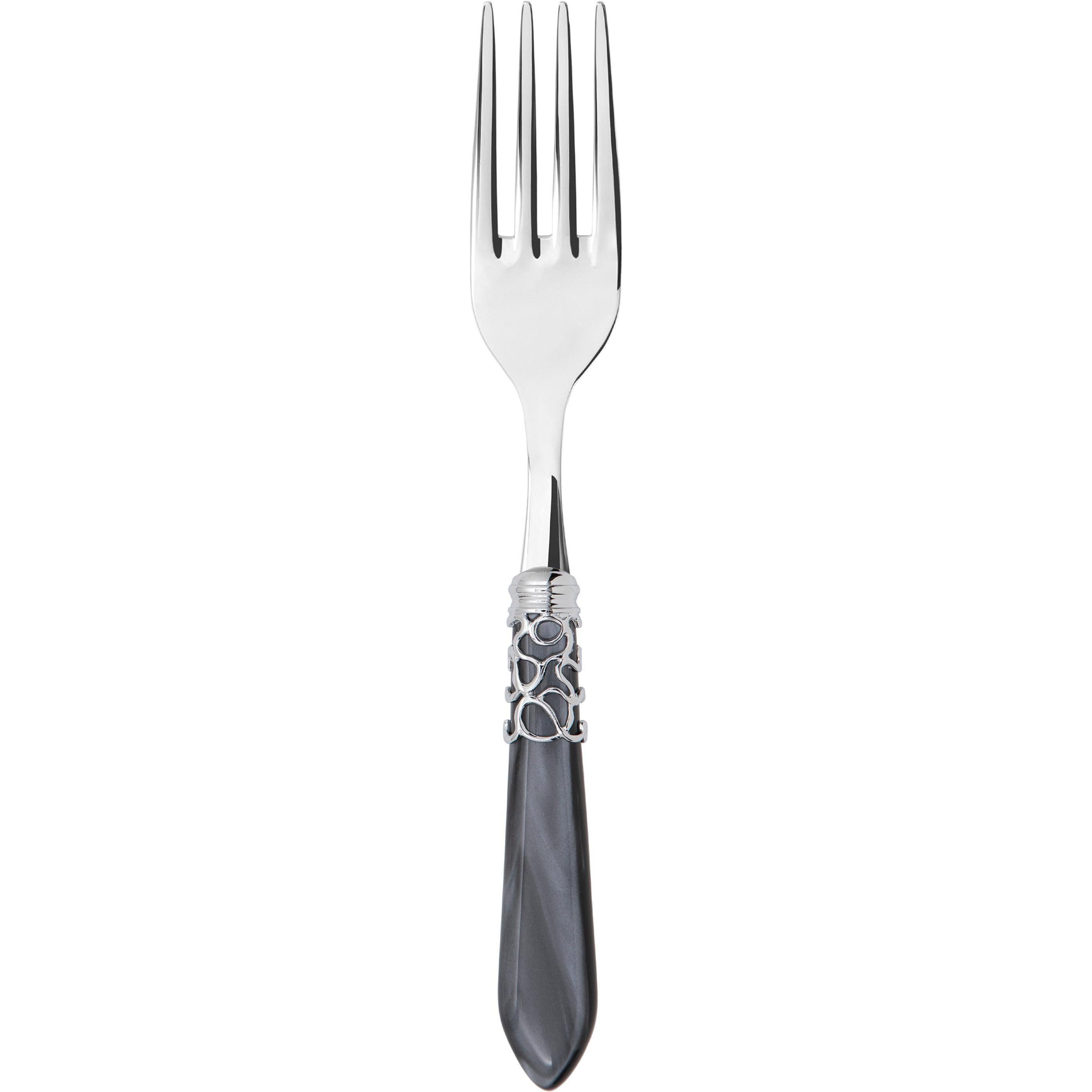 Melodia Brilliant Serving Fork - charcoal