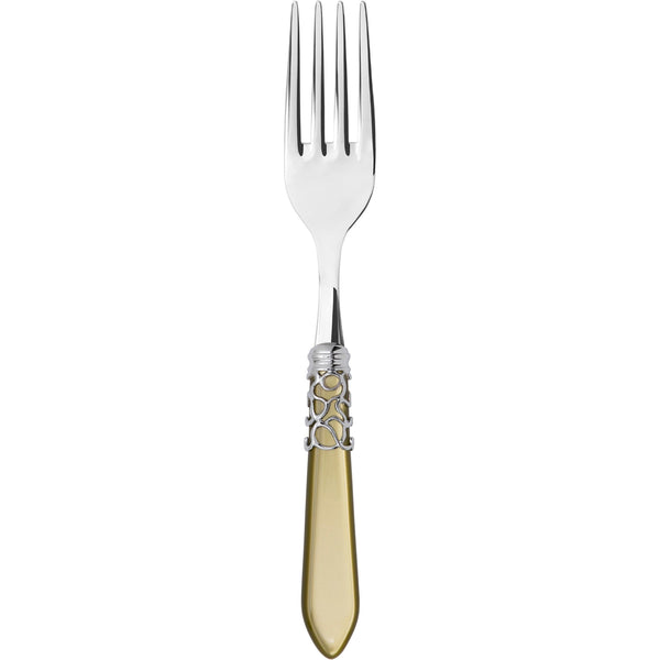 Melodia Brilliant Serving Fork - Chartreuse Green