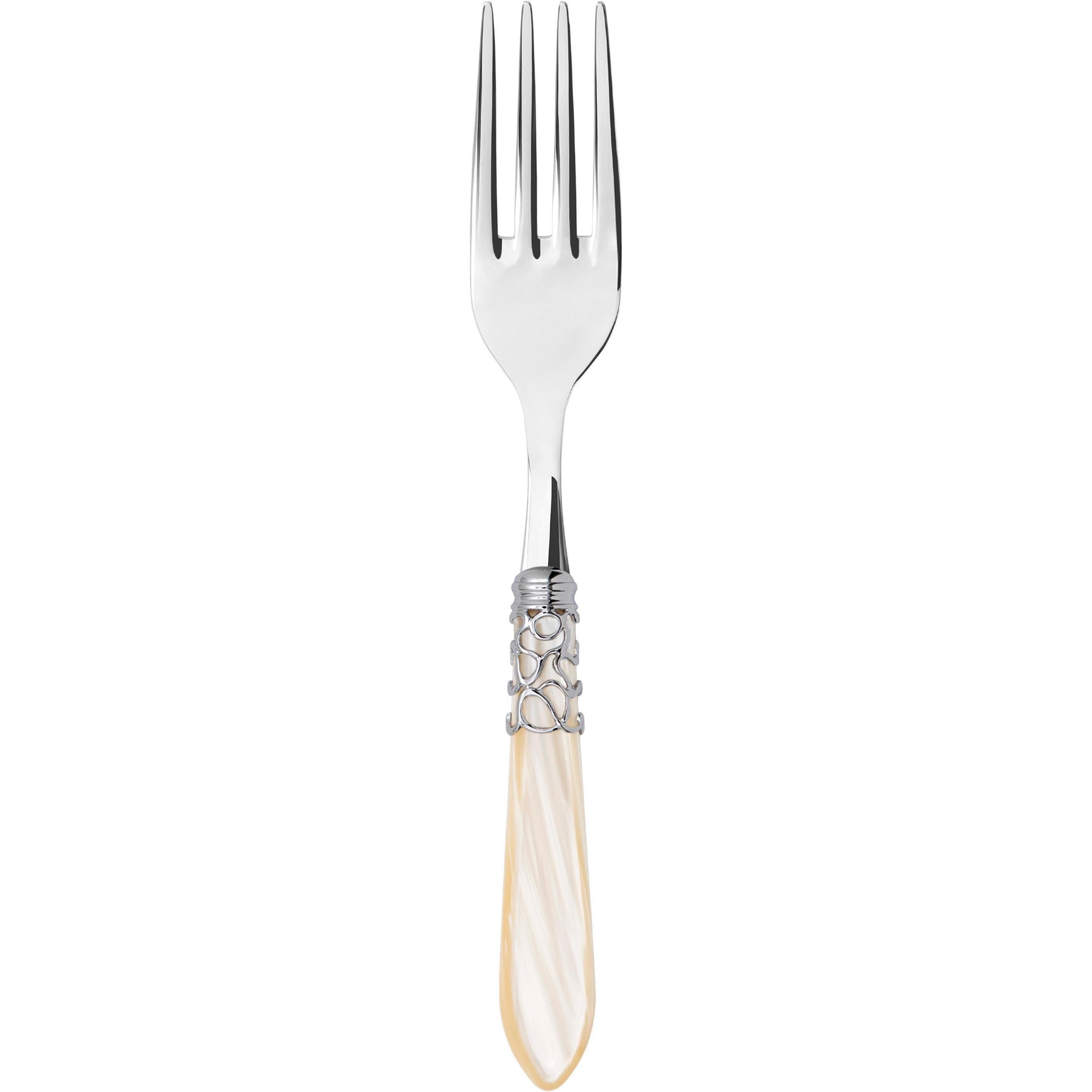 Melodia Brilliant Serving Fork - Ivory-Casa Bugatti USA